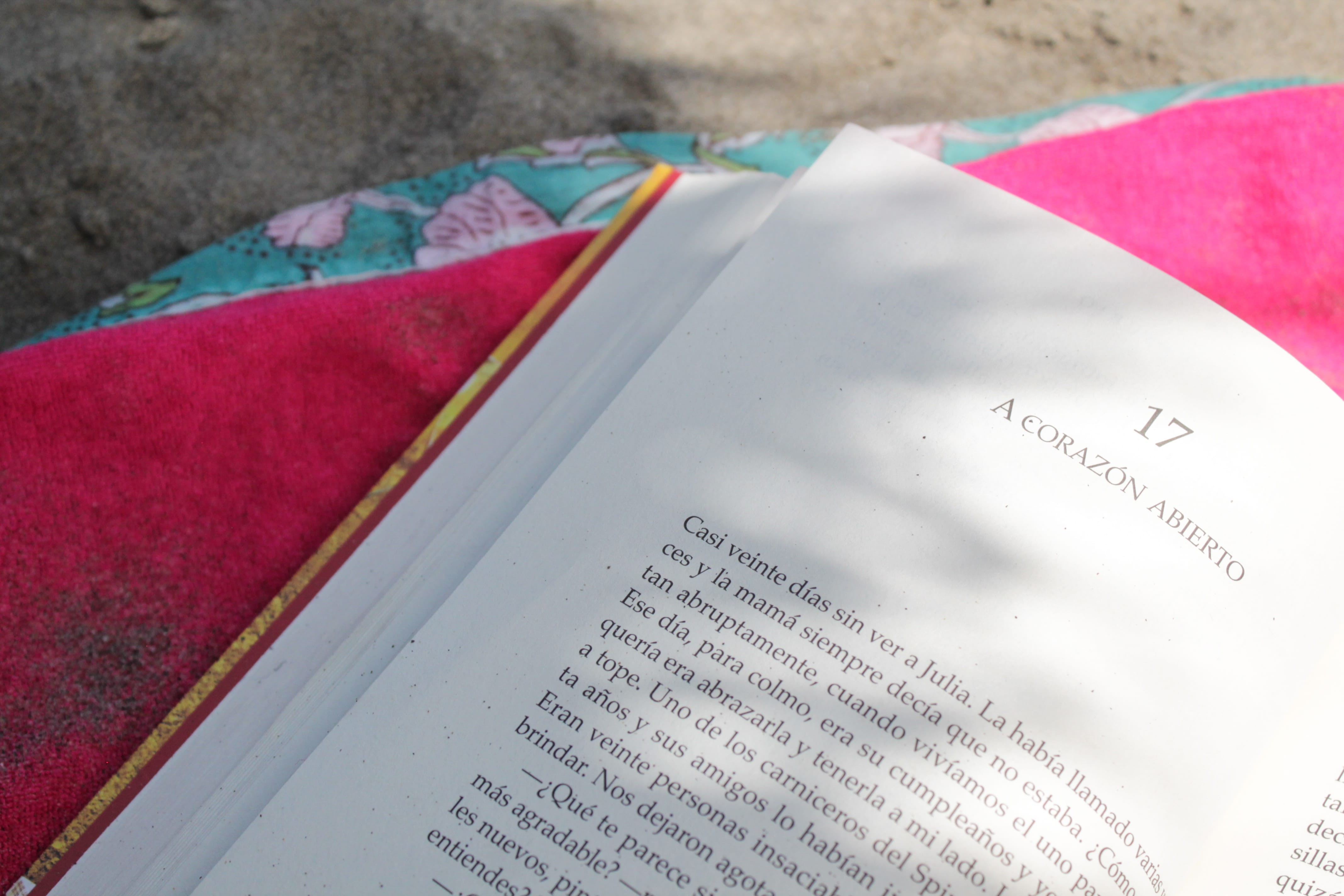 chapter, text, day, beach, multi colored, leer, indoors, document, page, selective focus, book, libro, pink, sea, leisure, education, publication, read, HD Wallpaper