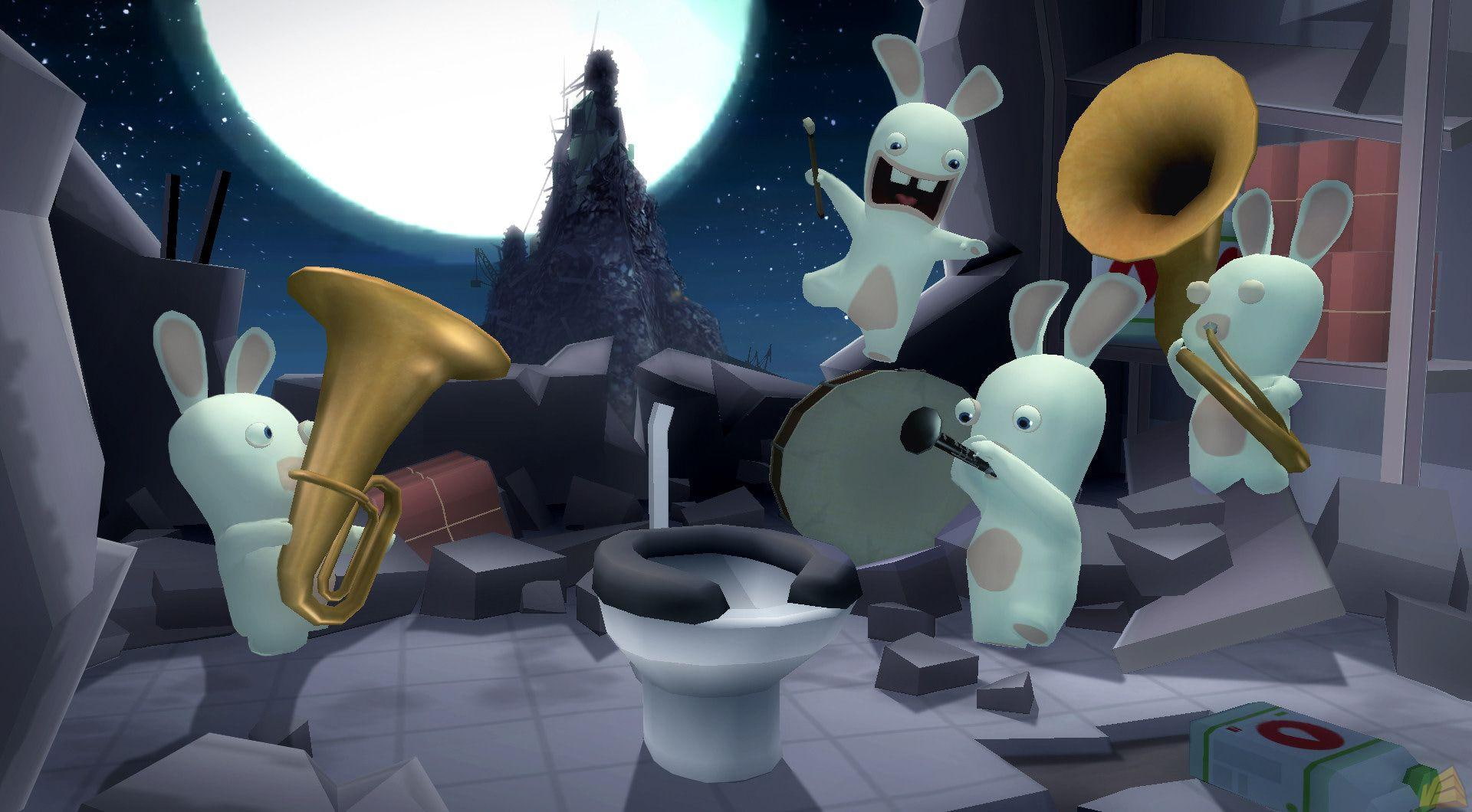 home, rabbids, 1080P, go, game, games, HD Wallpaper