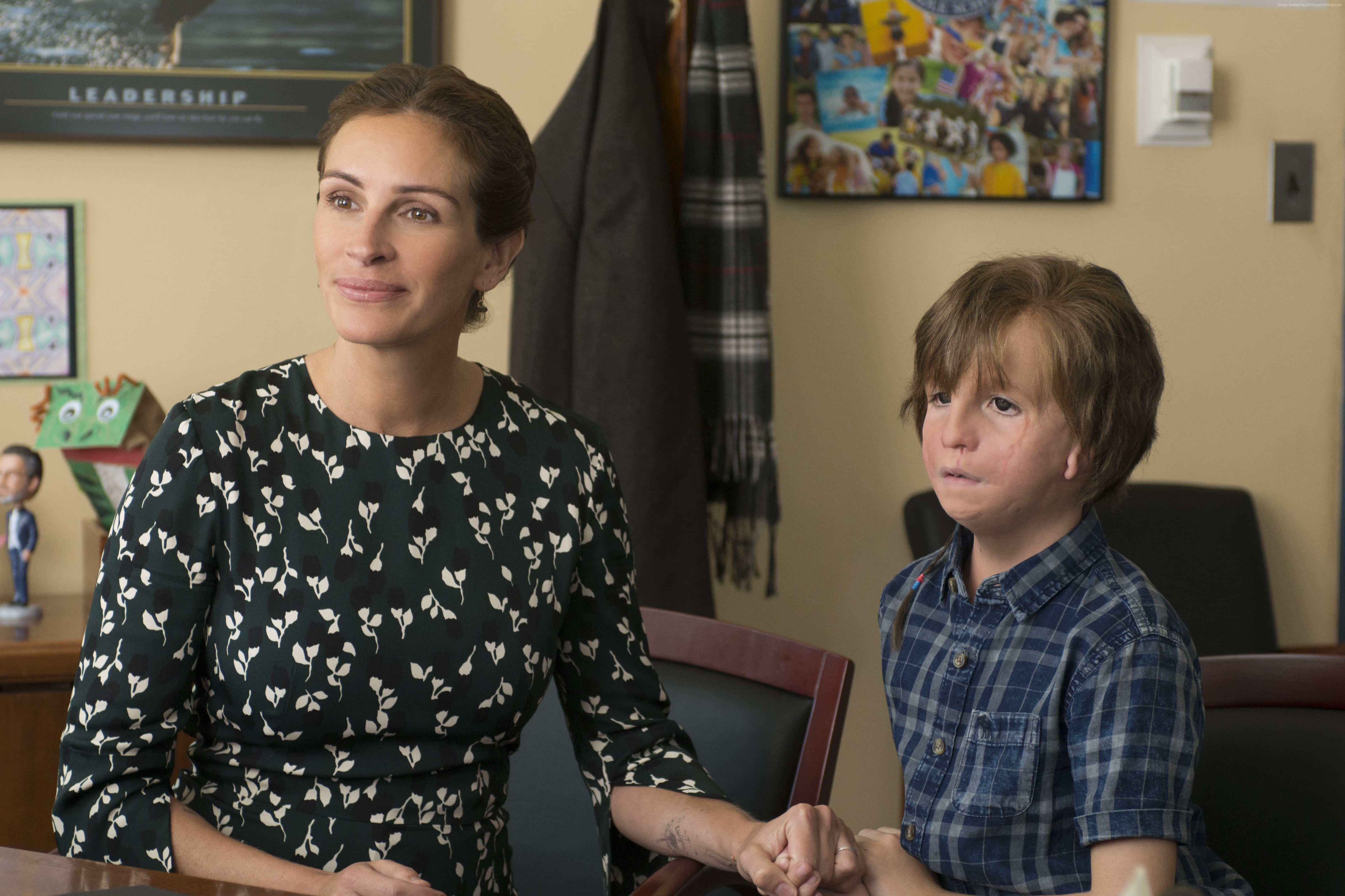 4K, Wonder, Jacob Tremblay, Julia Roberts, 4K, HD Wallpaper