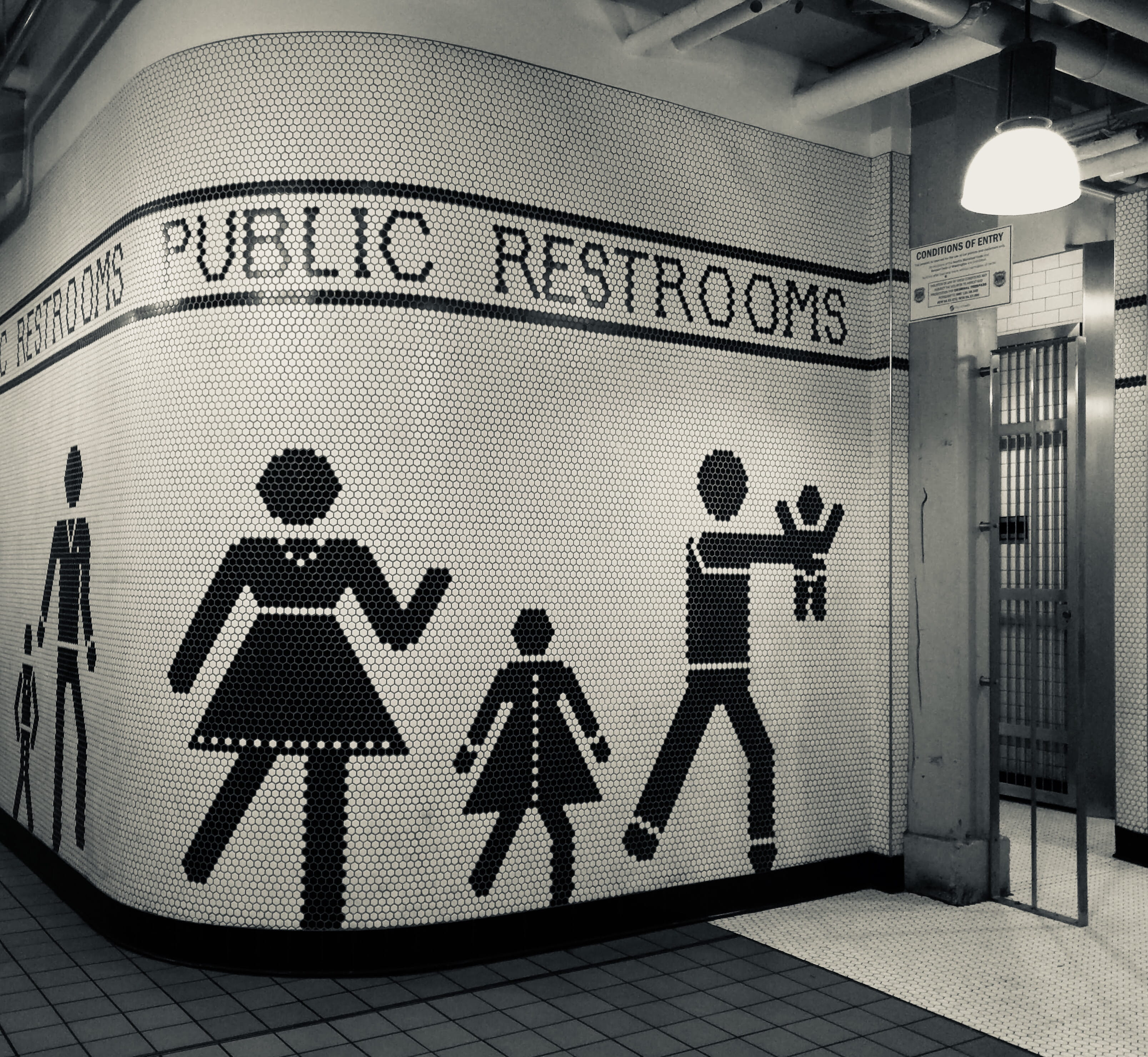 street photography, 2K, sign, western script, guidance, representation, men, architecture, pedestrian crossing sign, black and white, female likeness, HD Wallpaper