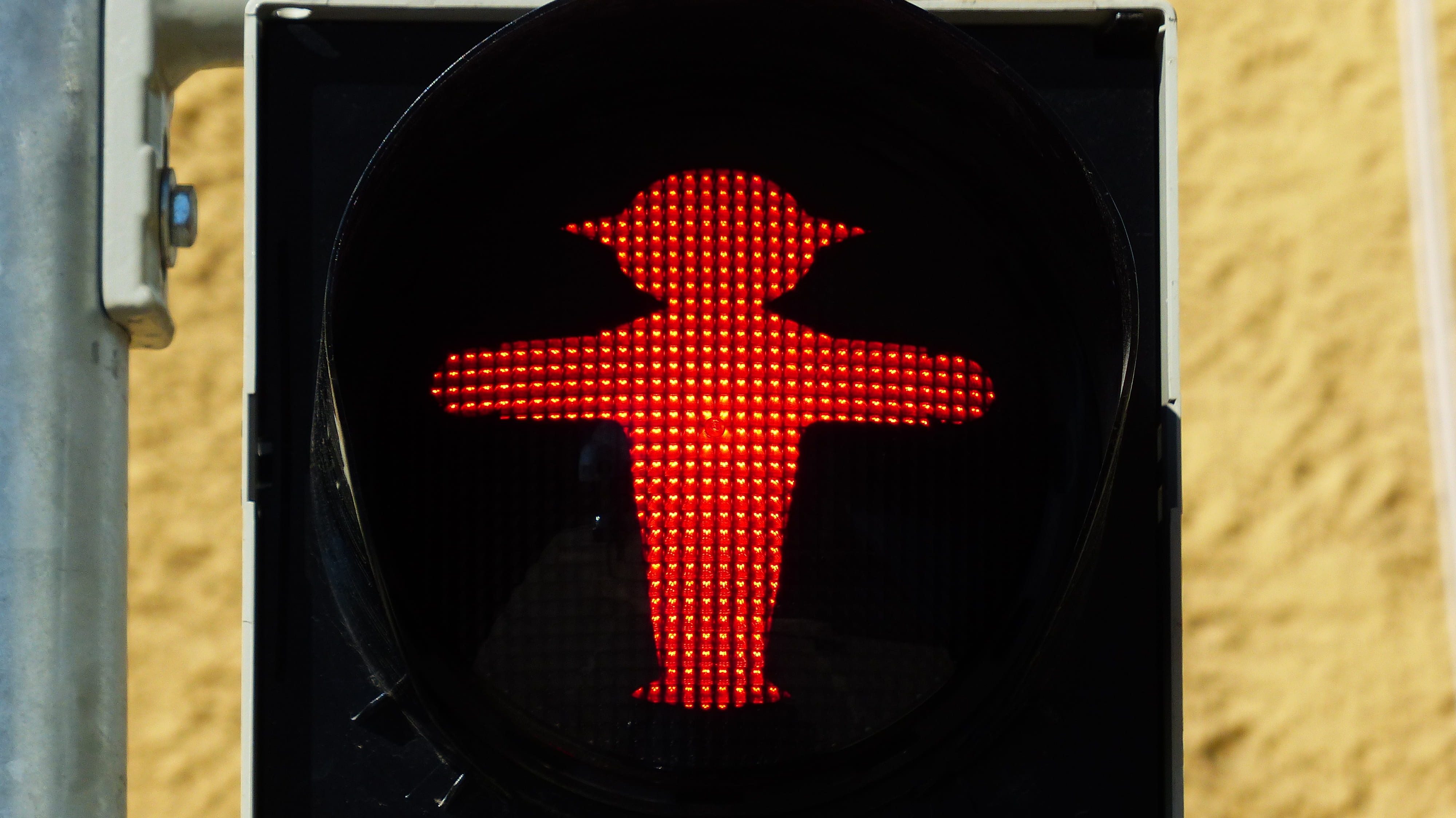 road signal, little green man, light signal, stop, pedestrian, road warning sign, road sign, no people, east germany, cross, easterner, direction, sign, HD Wallpaper
