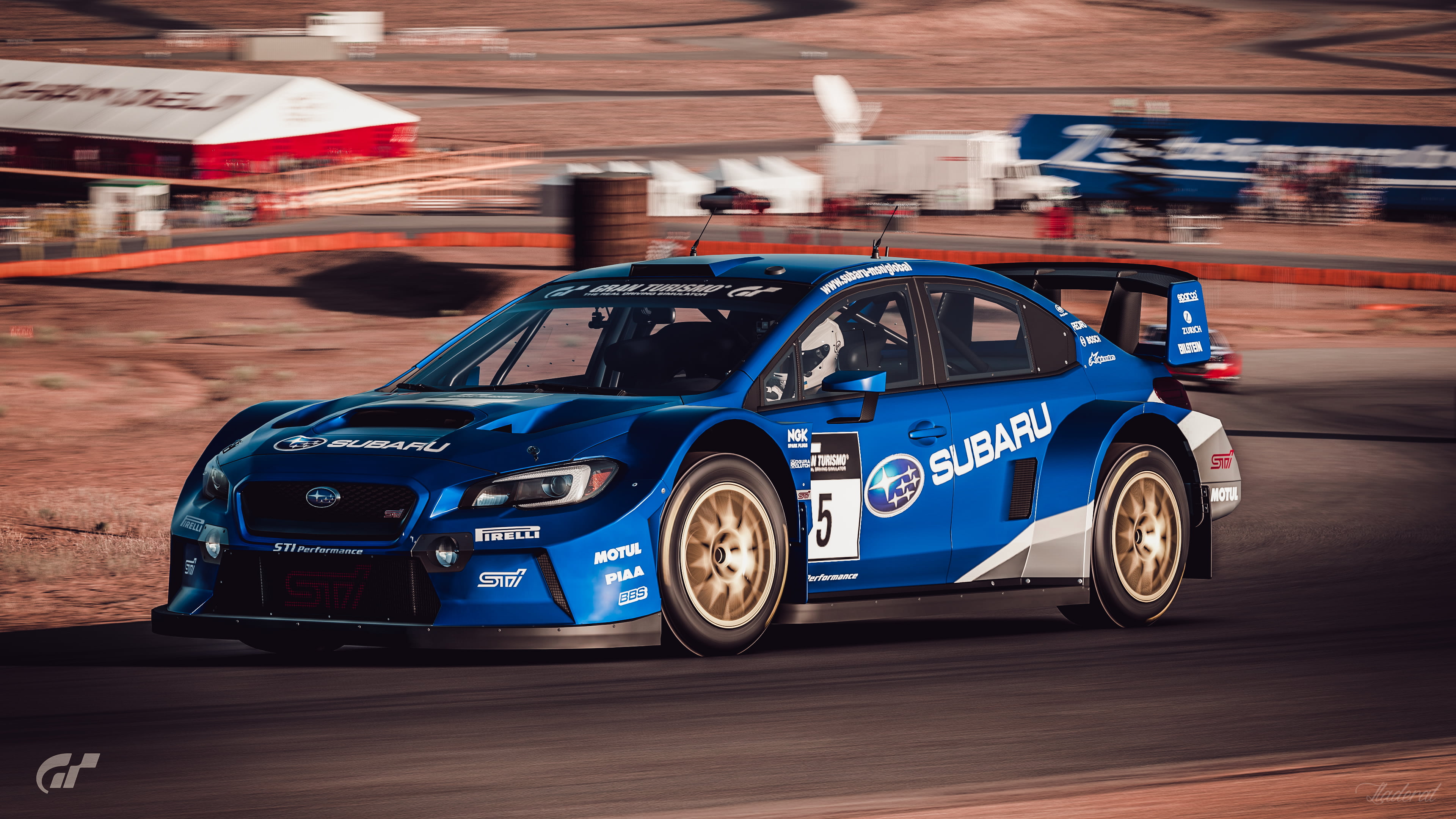 4K, race tracks, PlayStation 4, race cars, blue, Gran Turismo, Subaru WRX, PlayStation, Subaru, Gran Turismo Sport, HD Wallpaper