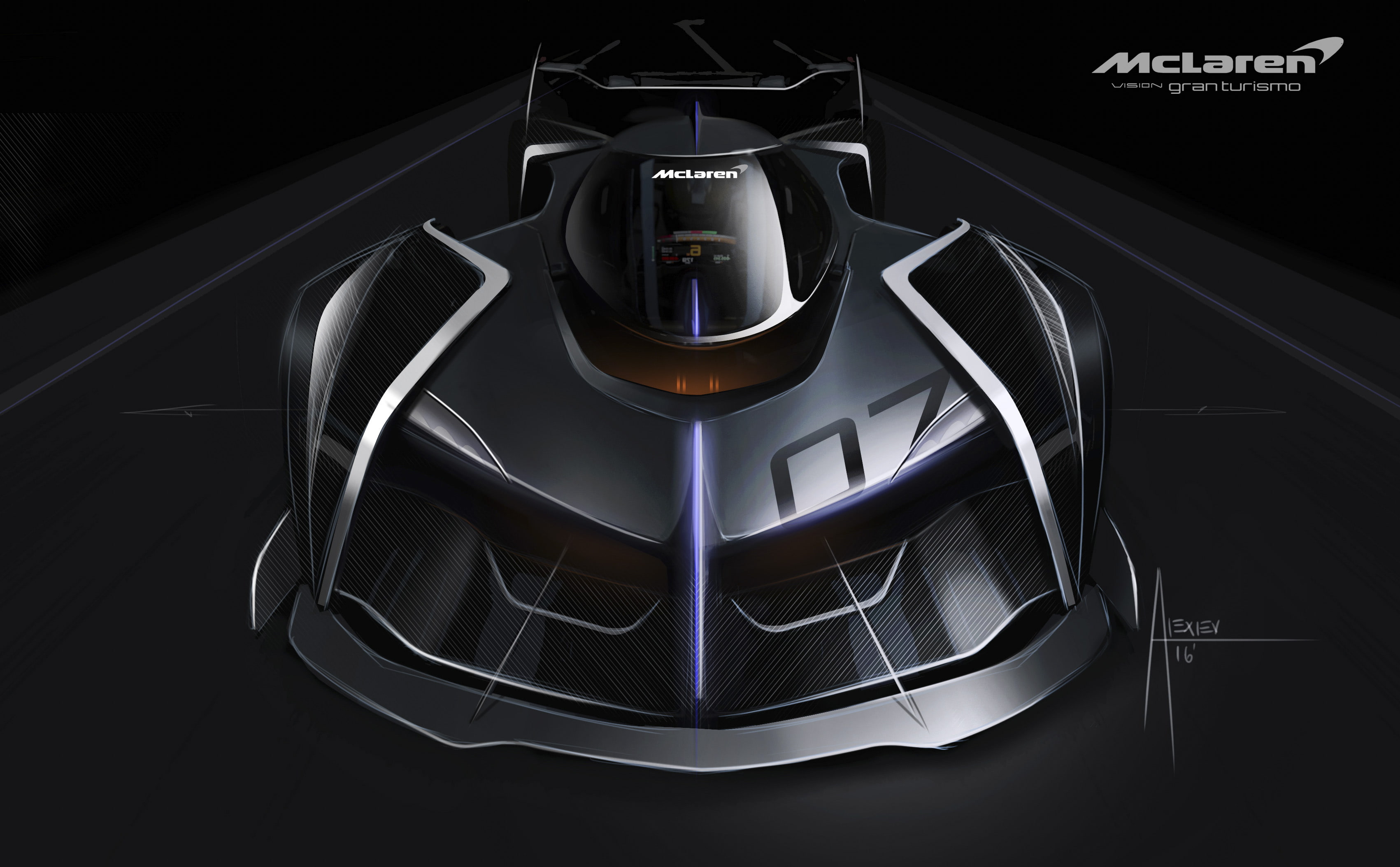 PlayStation 4, Gran Turismo Sport, McLaren Ultimate Vision GT, 2K, 4K, HD Wallpaper