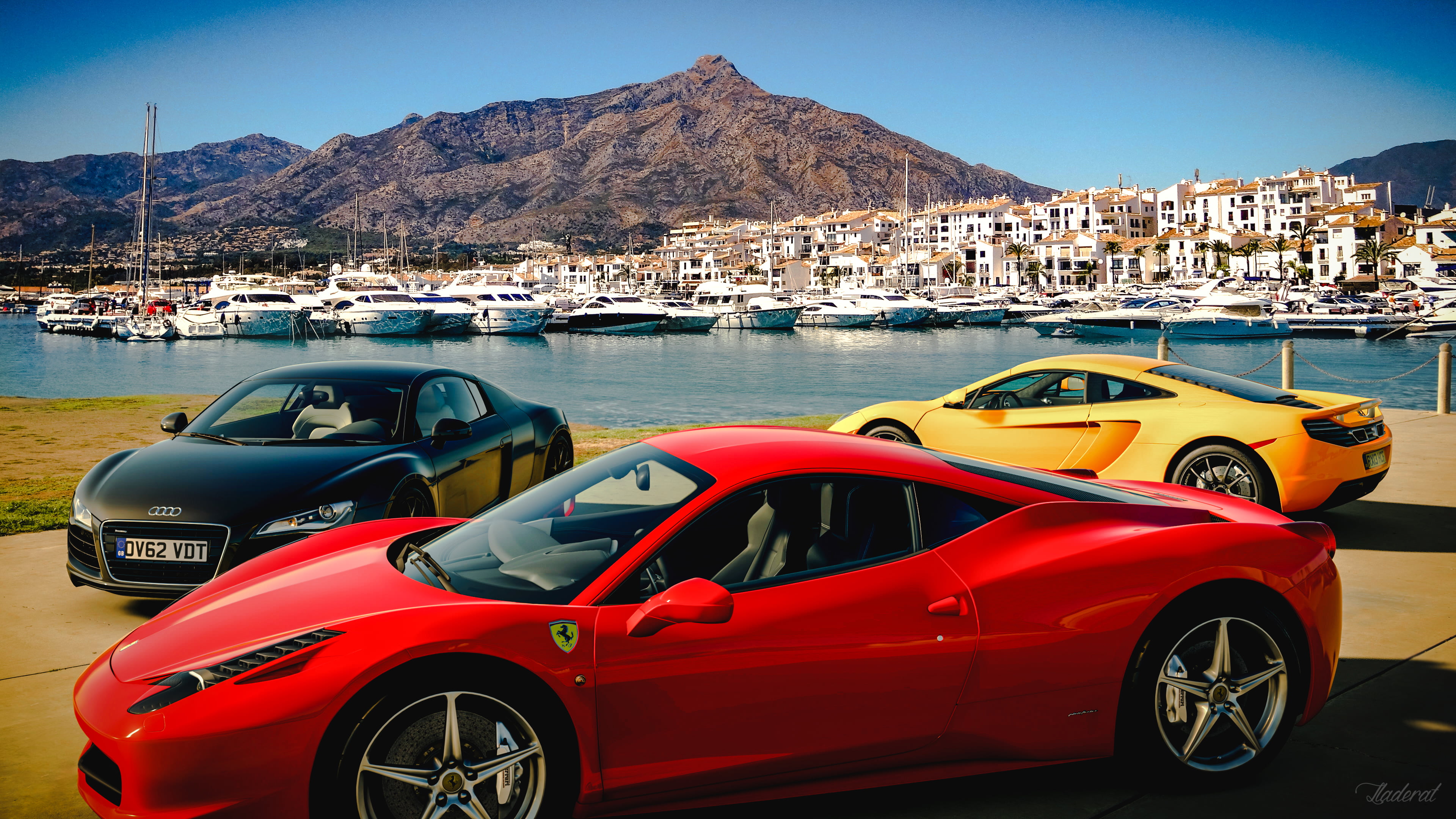 orange, 4K, yellow, McLaren MP4-12C, Top Gear, black, PlayStation 4, Gran Turismo Sport, red, Audi R8, Ferrari 458 Spider, PlayStation, Gran Turismo, Audi R8 Spyder, HD Wallpaper