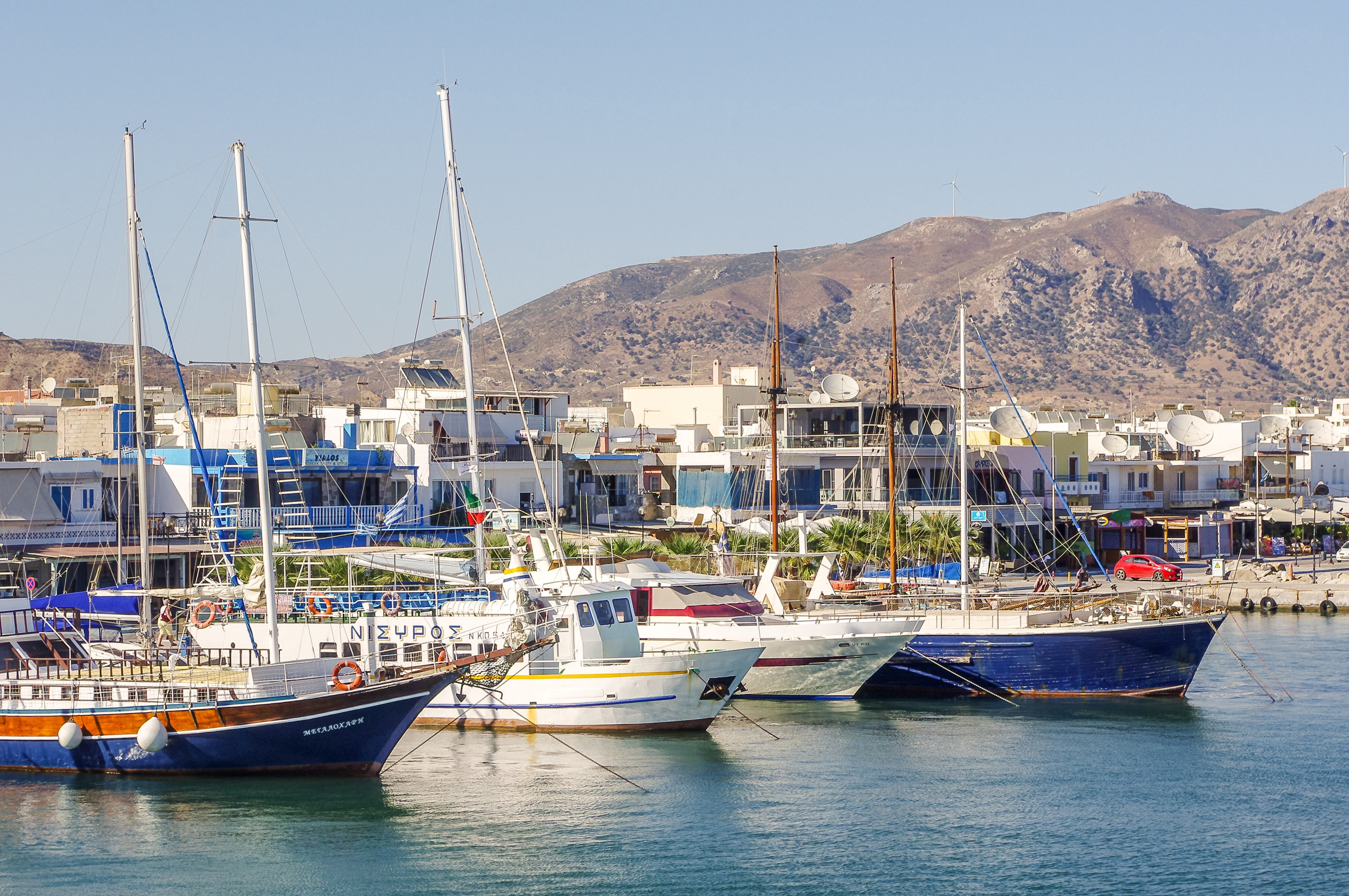 sea, waterfront, day, nature, nautical vessel, shelter, boat, kos, bay, harbor, mast, building exterior, architecture, pierce, pole, outdoors, transportation, HD Wallpaper