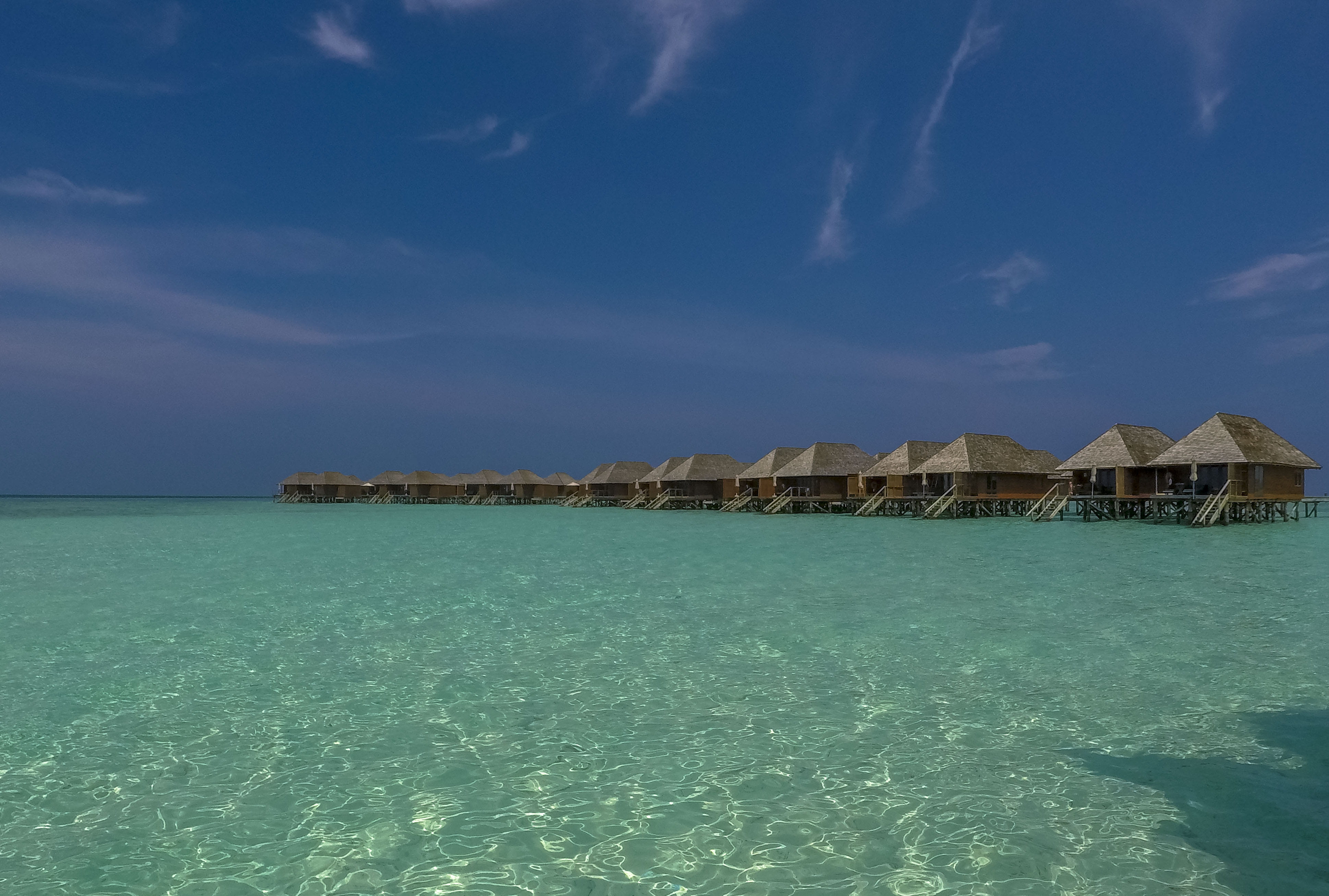 scenics - nature, houses, countryside, blue, shoreline, no people, coast, port, seashore, land, nature, beauty in nature, shelter, beach, pier, built structure, HD Wallpaper