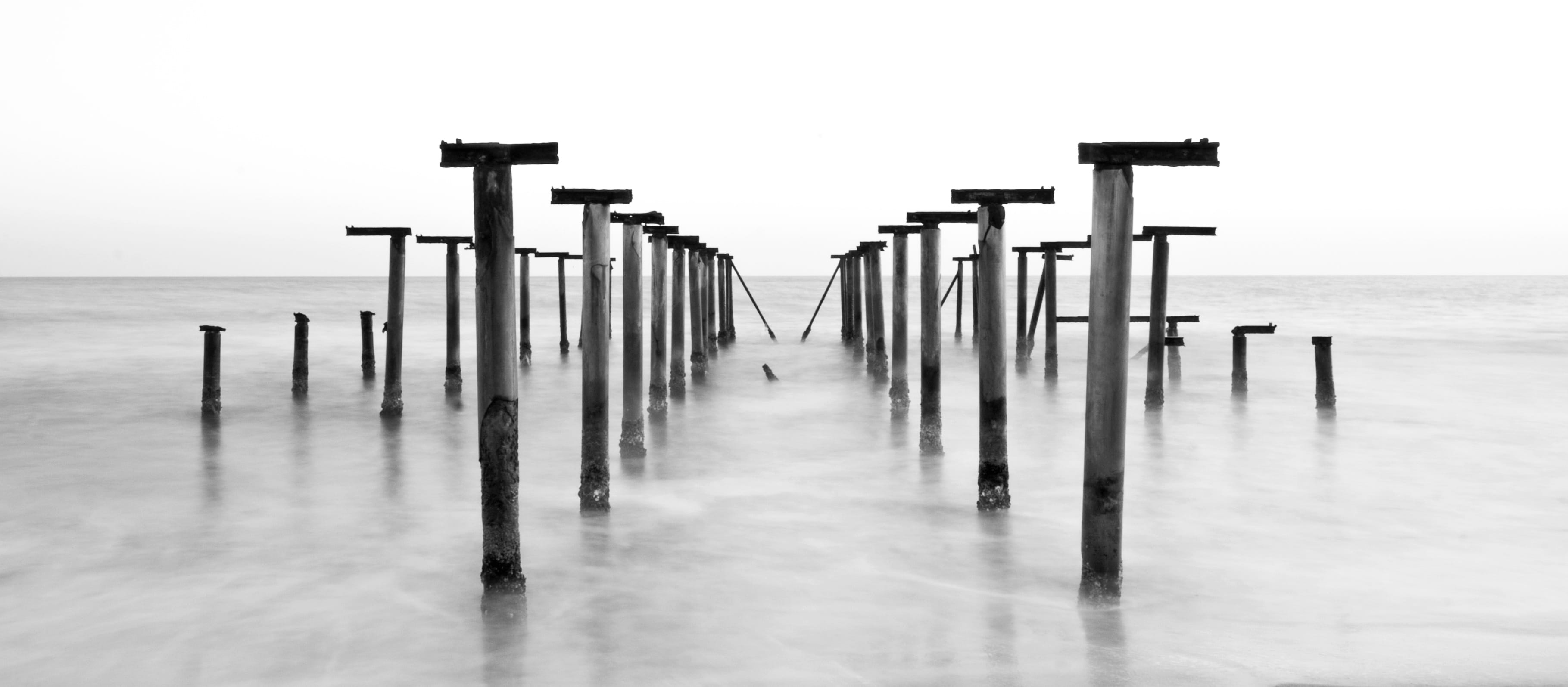art, no People, post, sunset, background, wood - material, outdoors, photo, coastline, pier, water, day, scenics - nature, sea, iskele, tranquil scene, HD Wallpaper