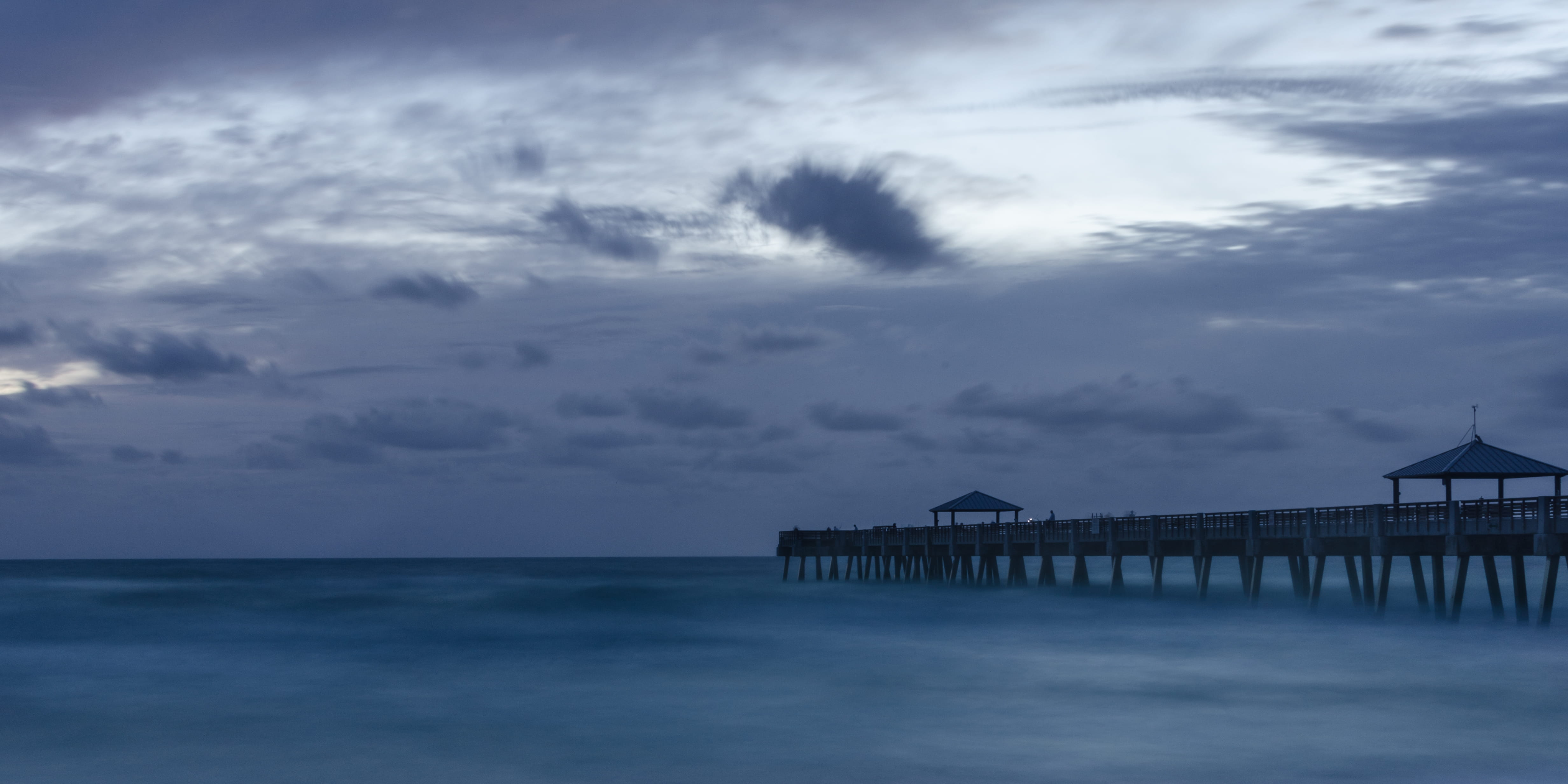 water, outdoors, nature, built structure, coast, ocean, juno beach, coastal, sky, scenics - nature, fishing, sunset, sea, sunrise, horizon over water, morning, HD Wallpaper