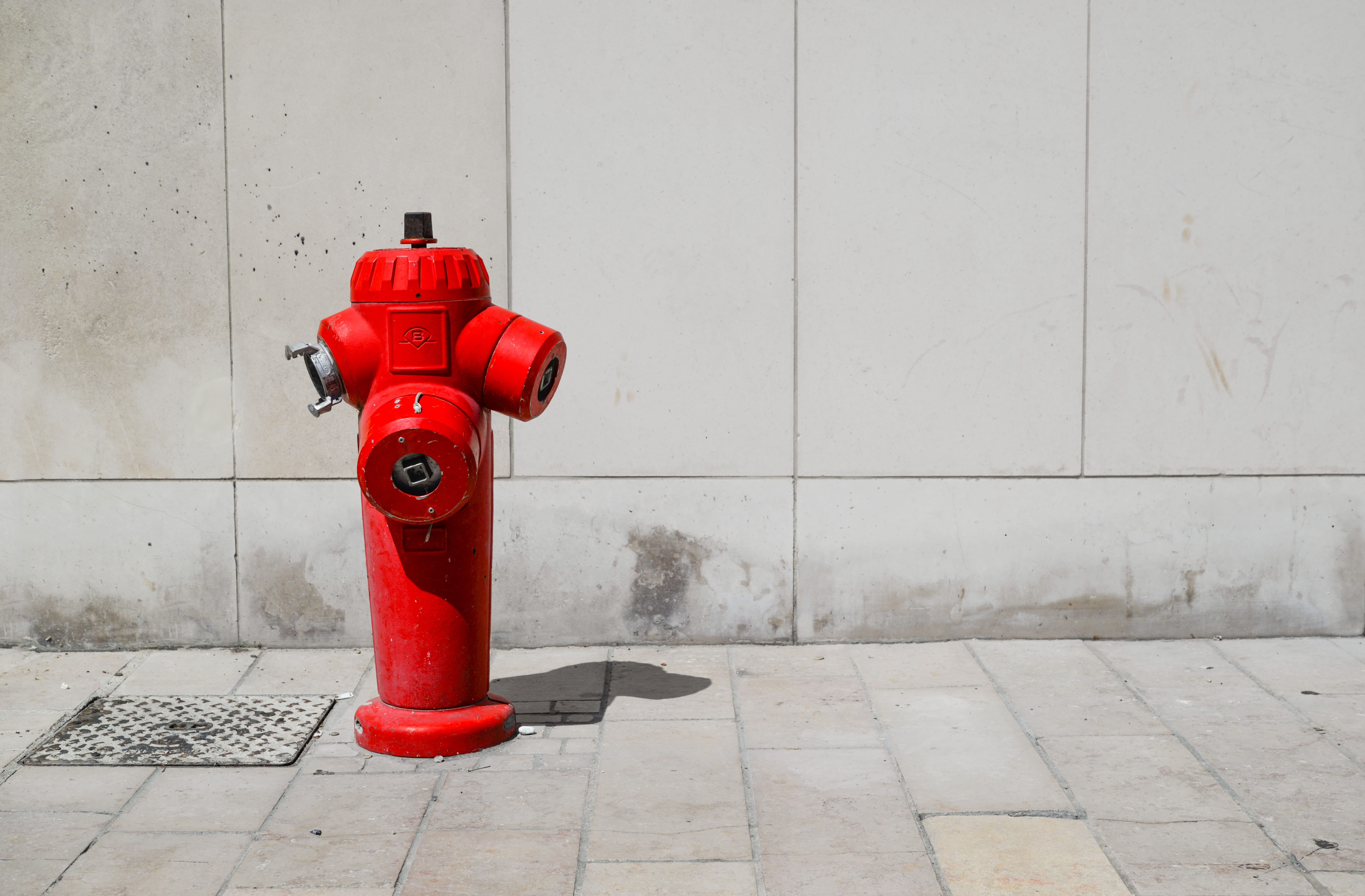 safety, protection, fire hydrant, urban, accidents and disasters, wall - building feature, day, security, architecture, sidewalk, red, copy space, single object, HD Wallpaper