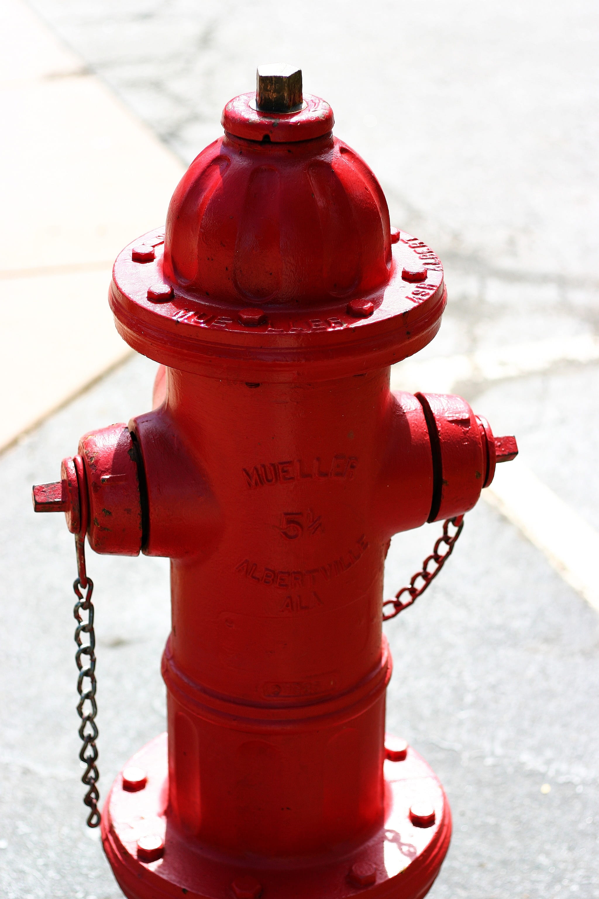 red, city, protection, Hydrant, close-up, security, nature, water, day, no people, shadow, emergency equipment, 2K, outdoors, Fire Extinguisher, high angle view, Phone HD Wallpaper