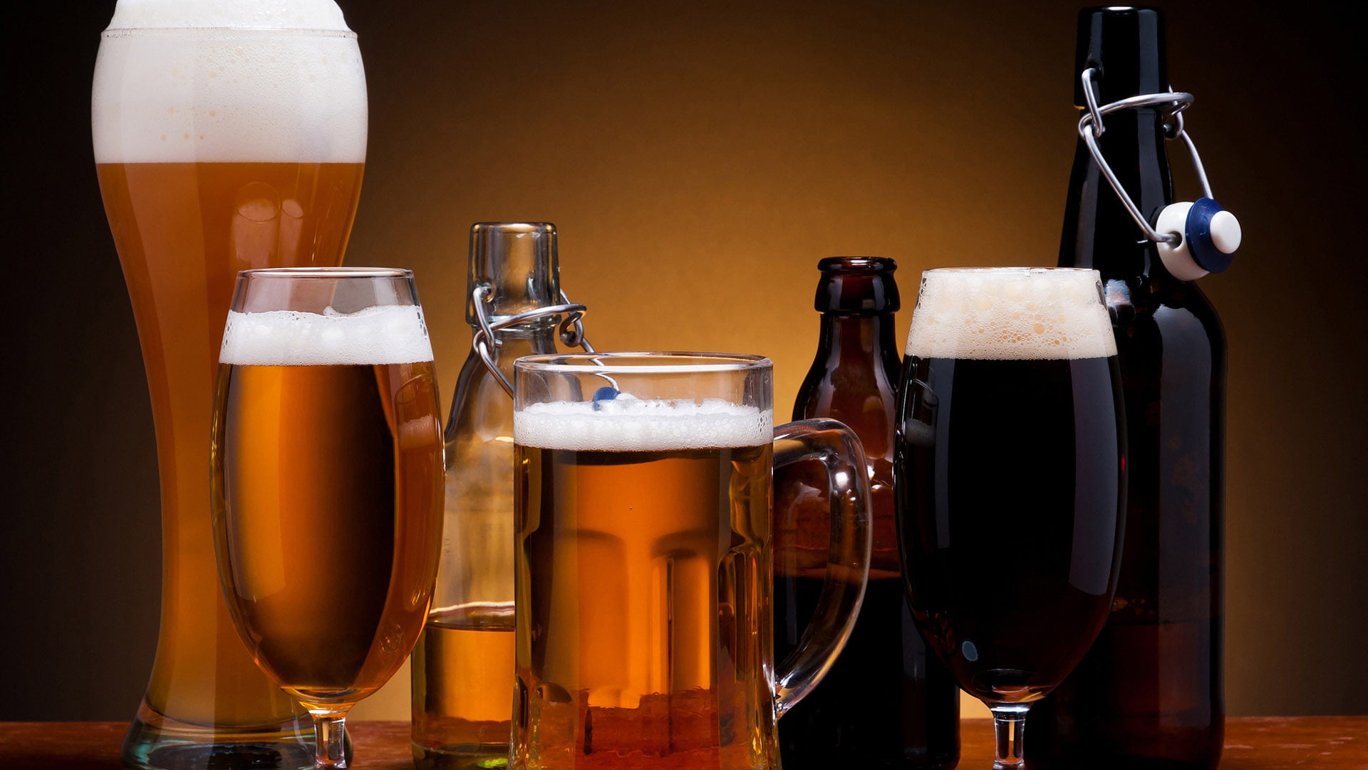 lager, pint glass, glass, craft beer, 1080P, beer glass, liquid, container, close, perfume, brown, still life, drink, freshness, no people, household equipment, HD Wallpaper
