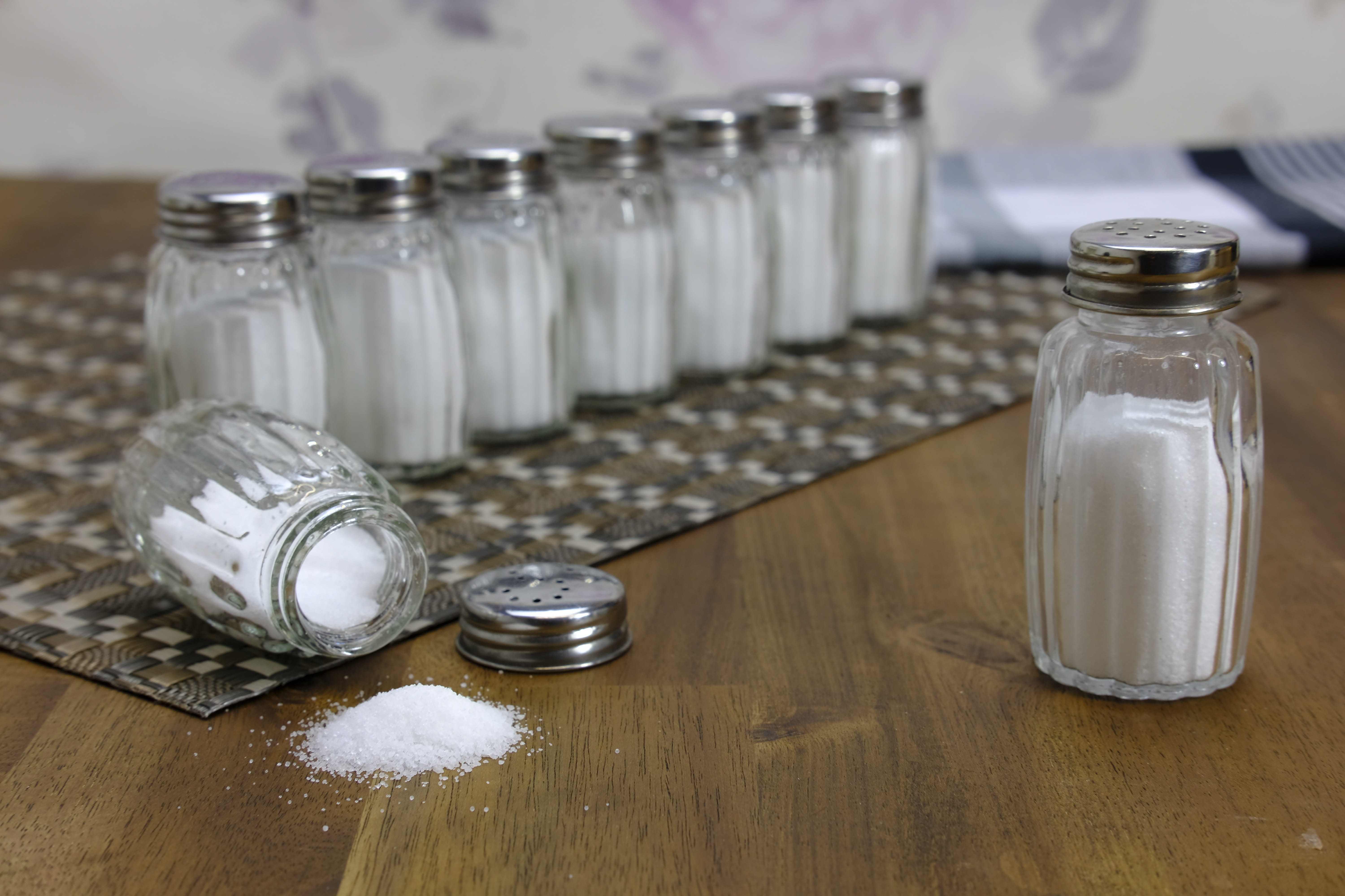 salt - seasoning, salt, focus on foreground, cooking salt, seasoning, season, no people, milk, bottle, indoors, glass - material, dairy product, freshness, HD Wallpaper