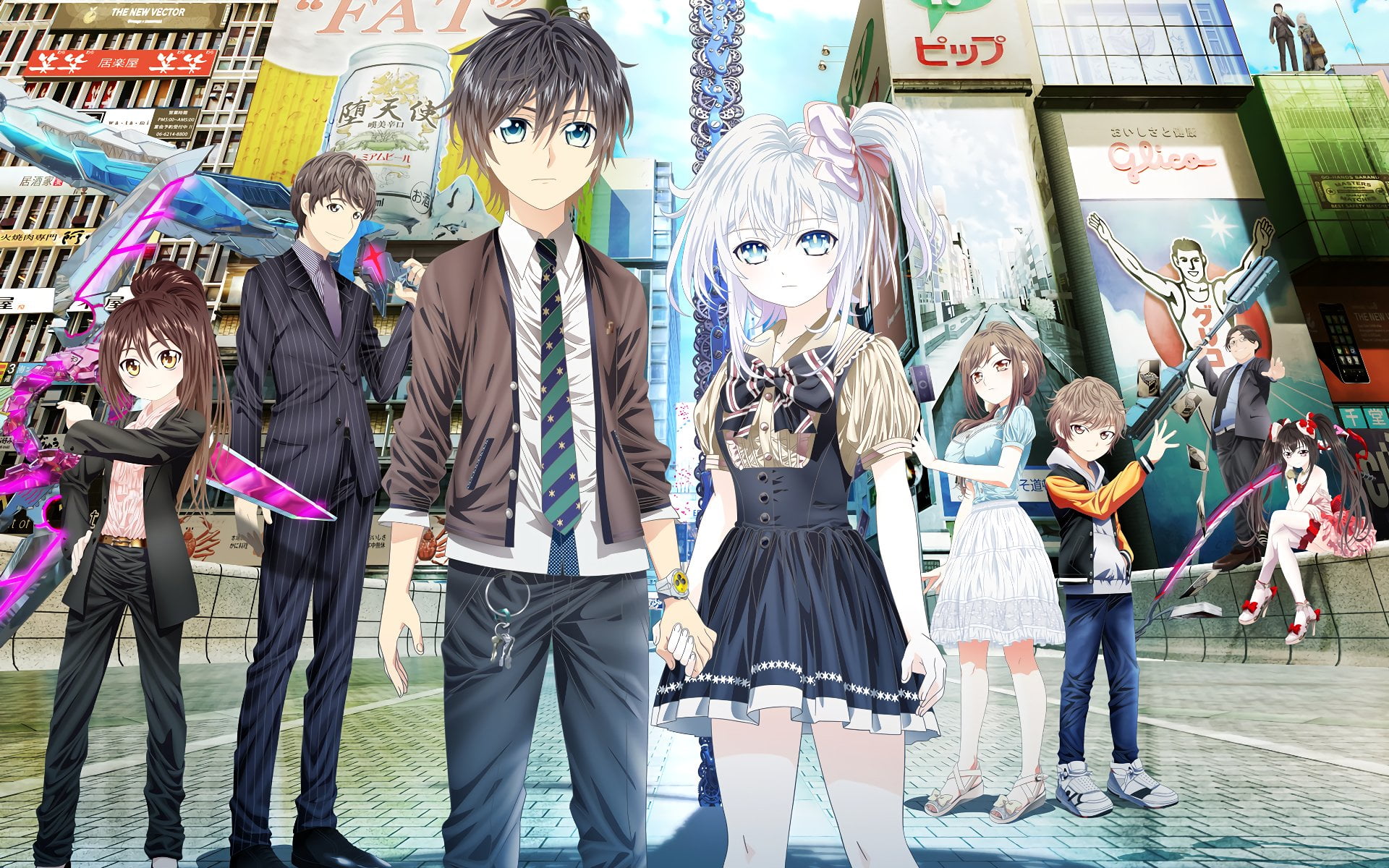 male likeness, mannequin, clothing, female likeness, art and craft, Anime, full length, outdoors, standing, retail display, retail, real people, choice, HD Wallpaper