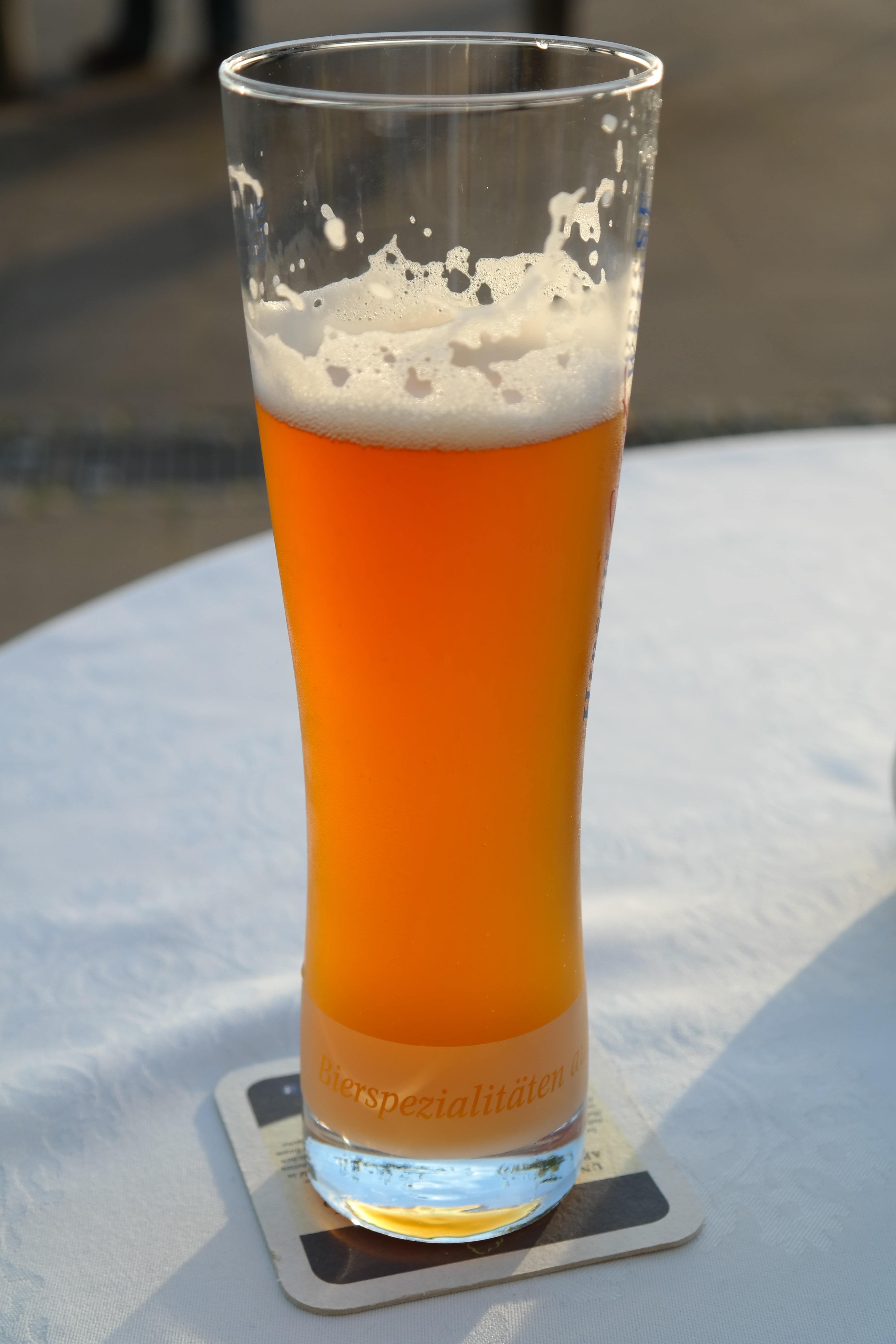 food and drink, transparent, white, table, drinking glass, orange color, high, wheat beer glass, temptation, spicy, bubble, focus on foreground, ball, household equipment, Phone HD Wallpaper