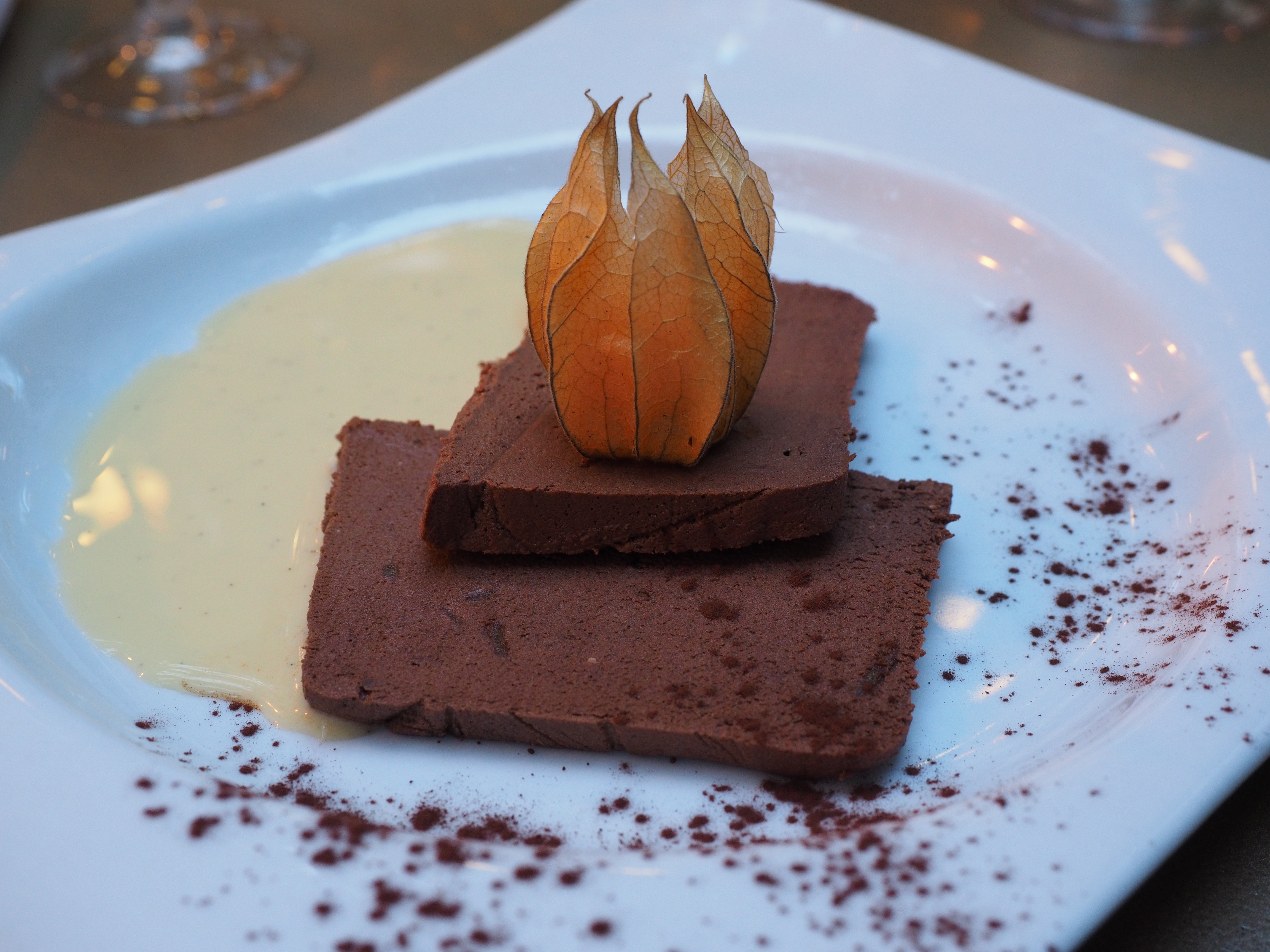 still life, delicious, andes cherry, lampionblume, physalis peruviana, sweet, baked, dessert, chocolate cake, chocolate parfait, no people, judenkirsche, HD Wallpaper
