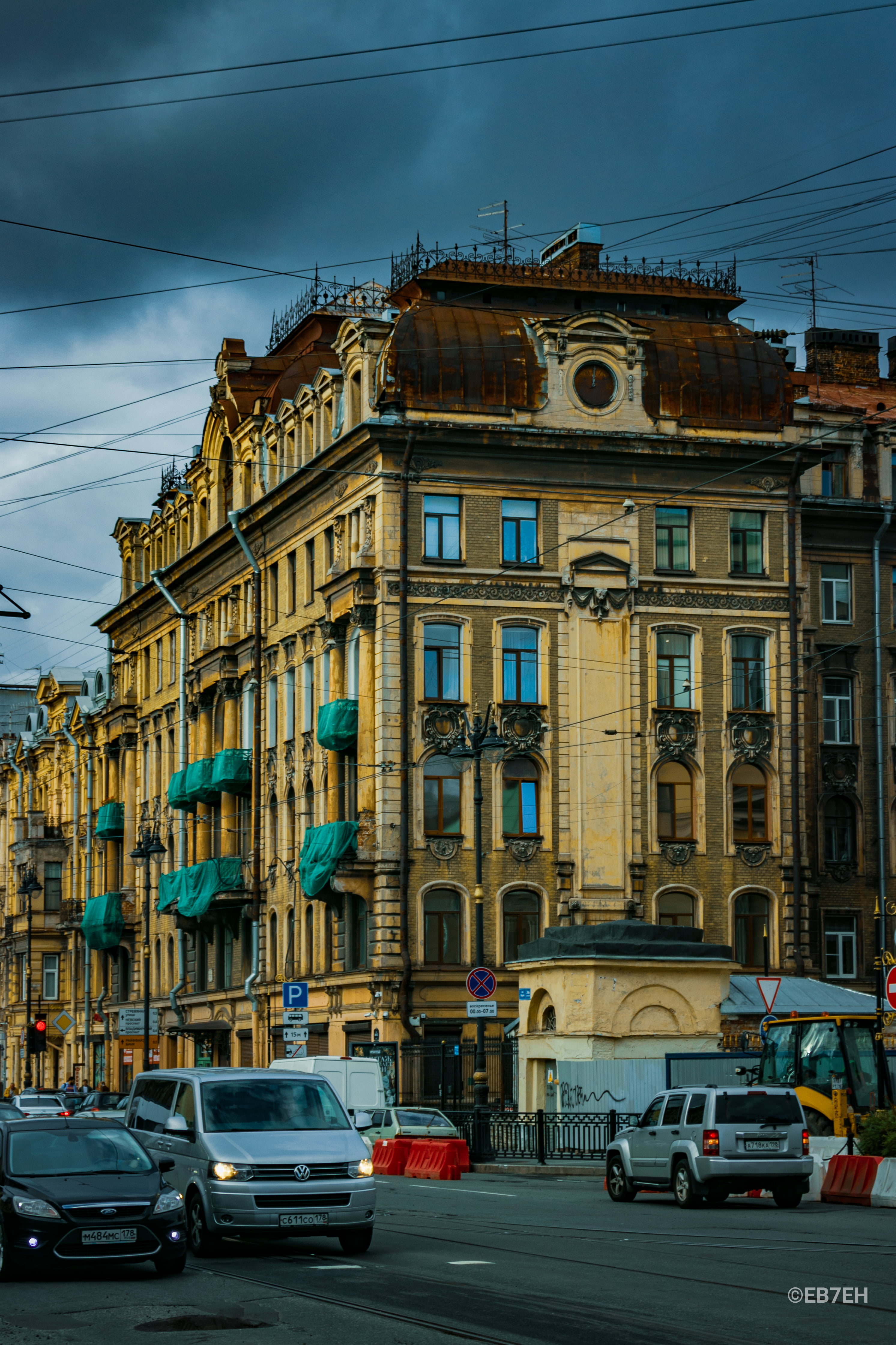 saintpetersbug, grass, sky, city, architecture, lightroom, canon80d, Russia, 4K, Phone HD Wallpaper