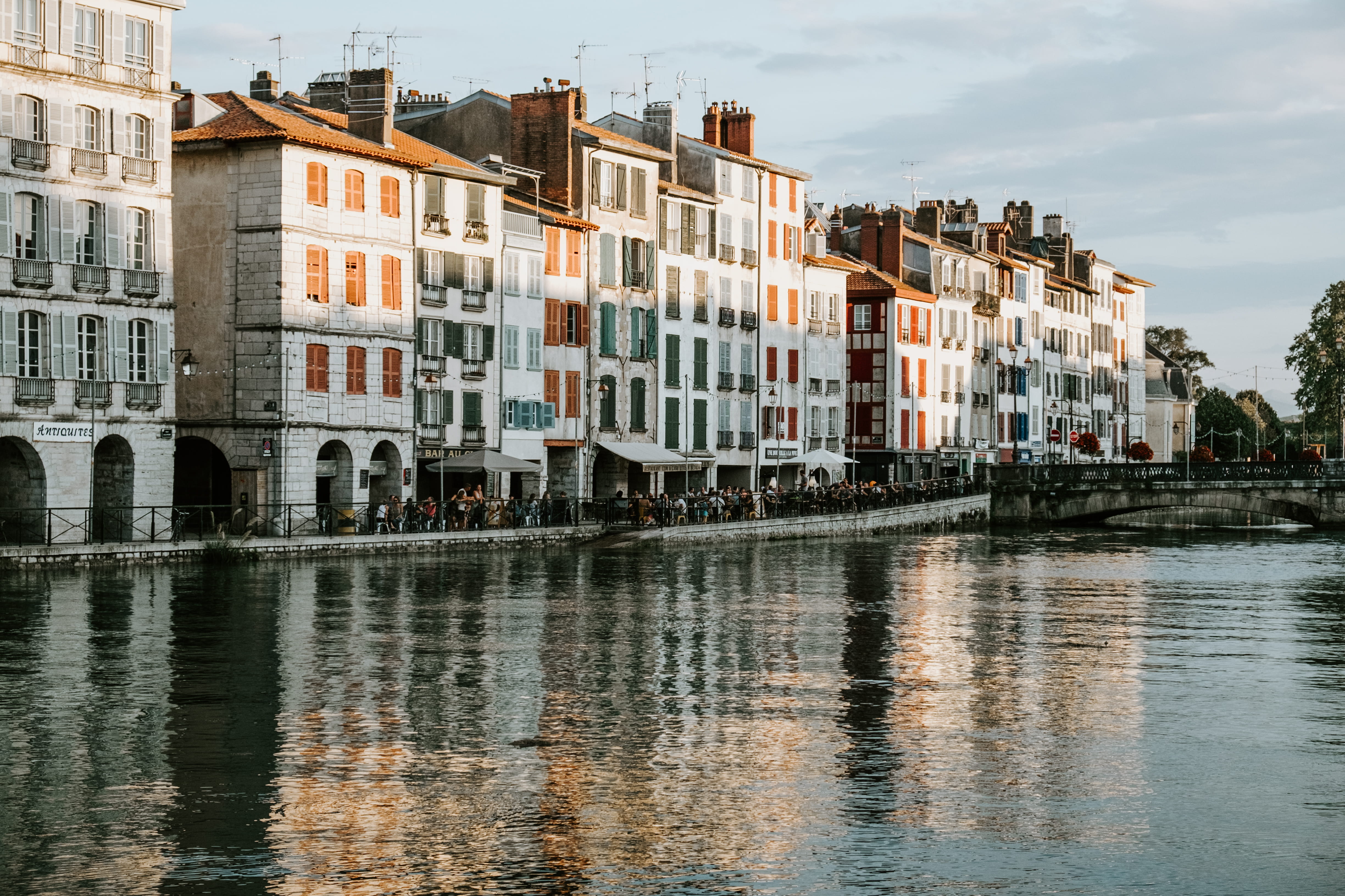 canal, reflection, no people, concrete, body, gray, river, building, sky, monastery, housing, location, urban, castle, water, nature, building exterior, HD Wallpaper