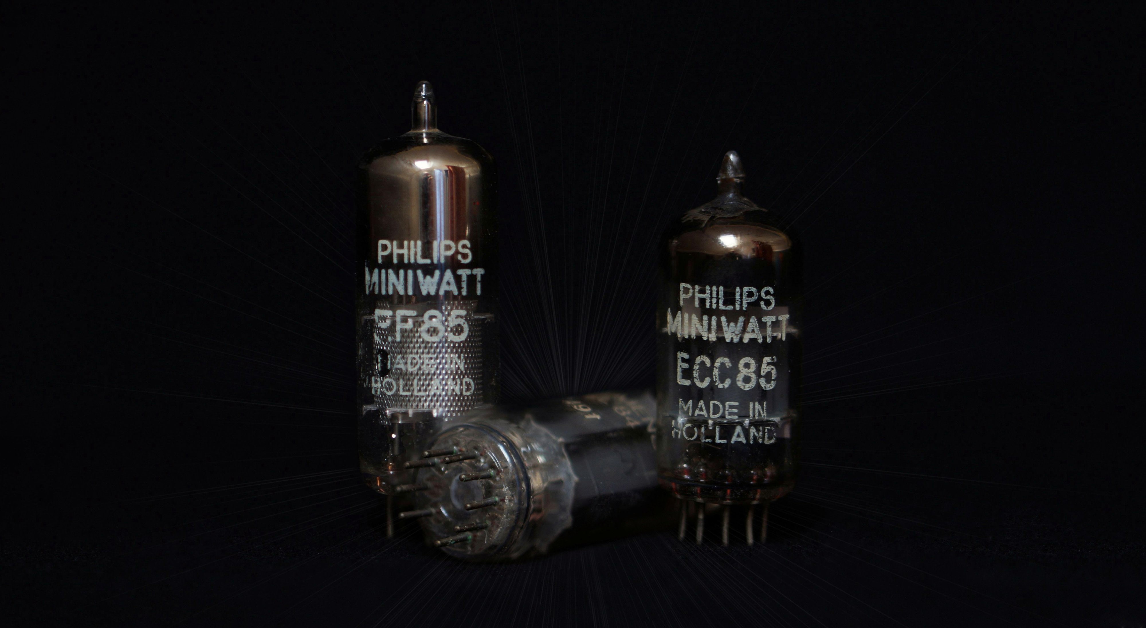 radio tube, electron tube, Philips, 4K, tubes, HD Wallpaper