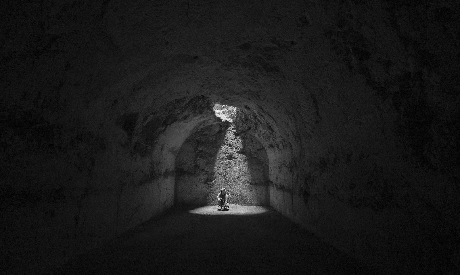tunnel, rock, day, the way forward, illuminated, 720P, indoors, dark, direction, high angle view, sunlight cave photography, wall - building feature, mode of transportation, HD Wallpaper
