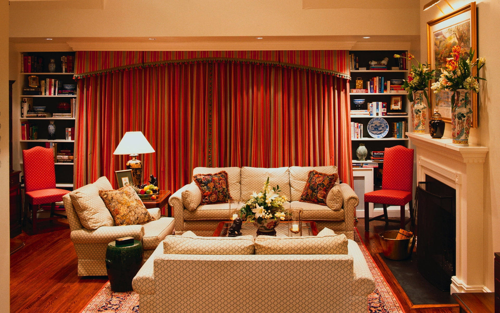 brown, couch, luxury hotel, wood - Material, style, flooring, wealth, hotel, coffee table, red, decoration, lighting equipment, no People, indoors, residential District, HD Wallpaper