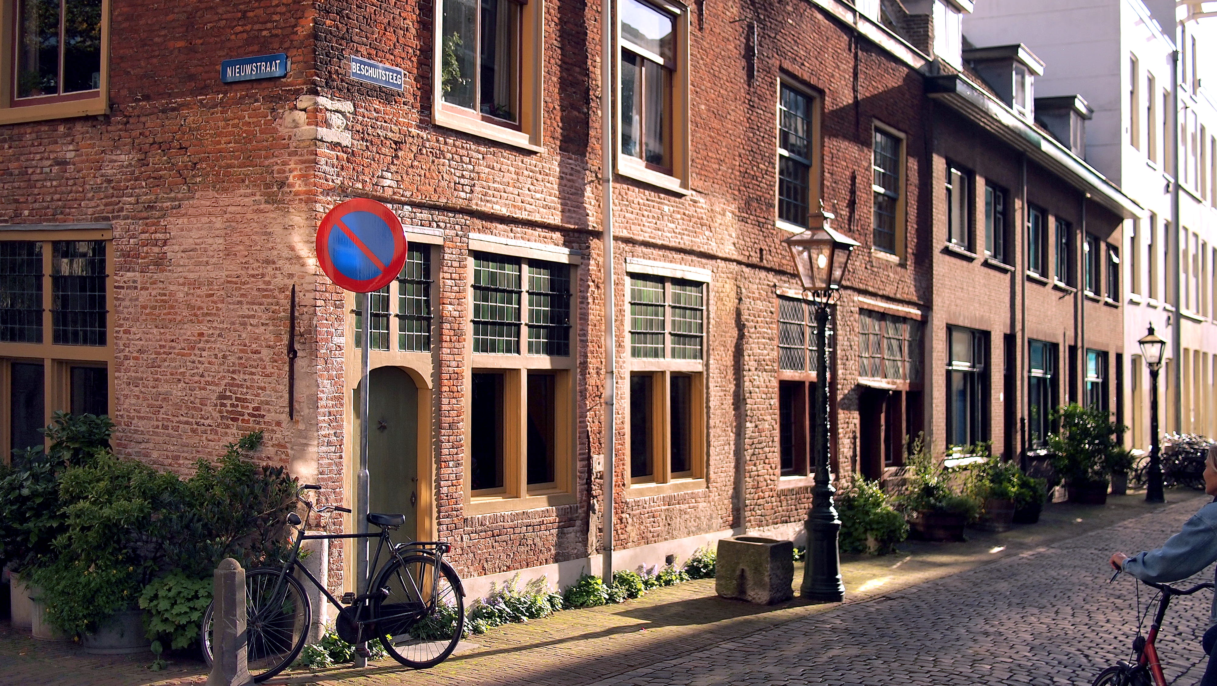 architectural, transportation, land vehicle, small, road, leiden, afternoon, city, city planning, beautiful, city street, nature, sunlight, built structure, HD Wallpaper