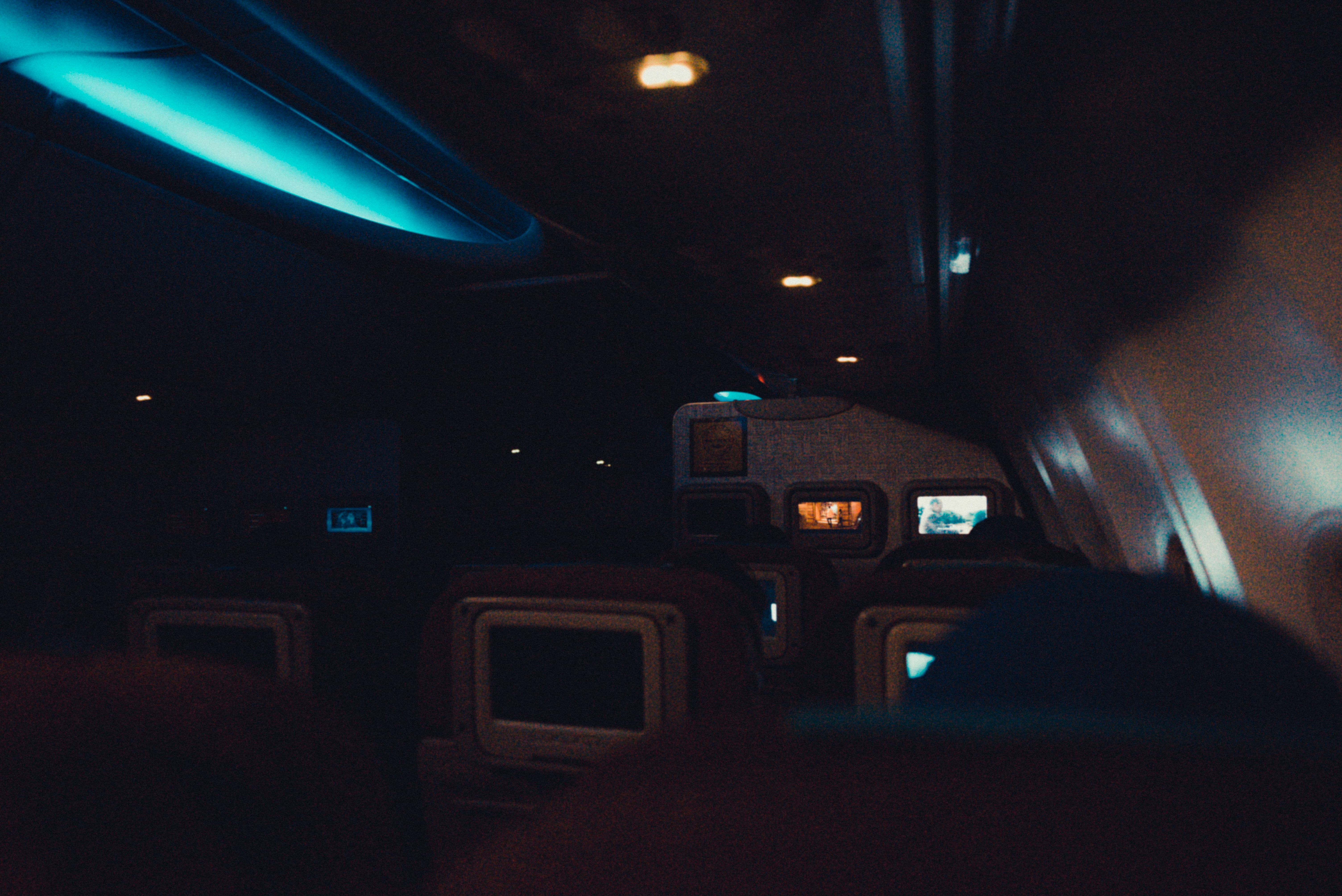 air vehicle, led, airplane, illuminated, headrest, no people, arts culture and entertainment, light - natural phenomenon, transportation, room, indoors, HD Wallpaper