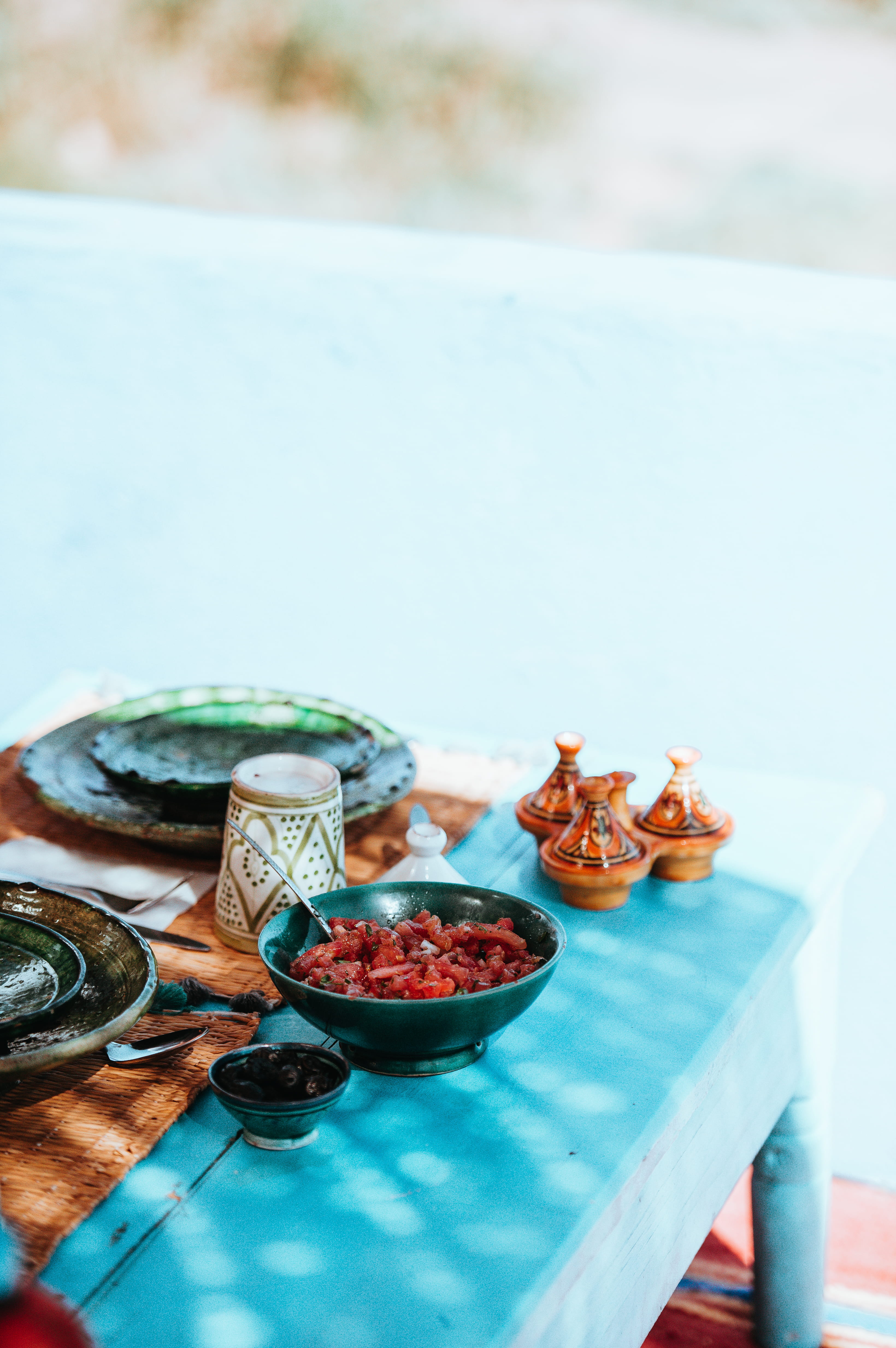 beside, cuisine, water, table, close-up, food, meat, freshness, ready-to-eat, crockery, cup, food and drink, healthy eating, cooked, bowl, plate, no people, Phone HD Wallpaper