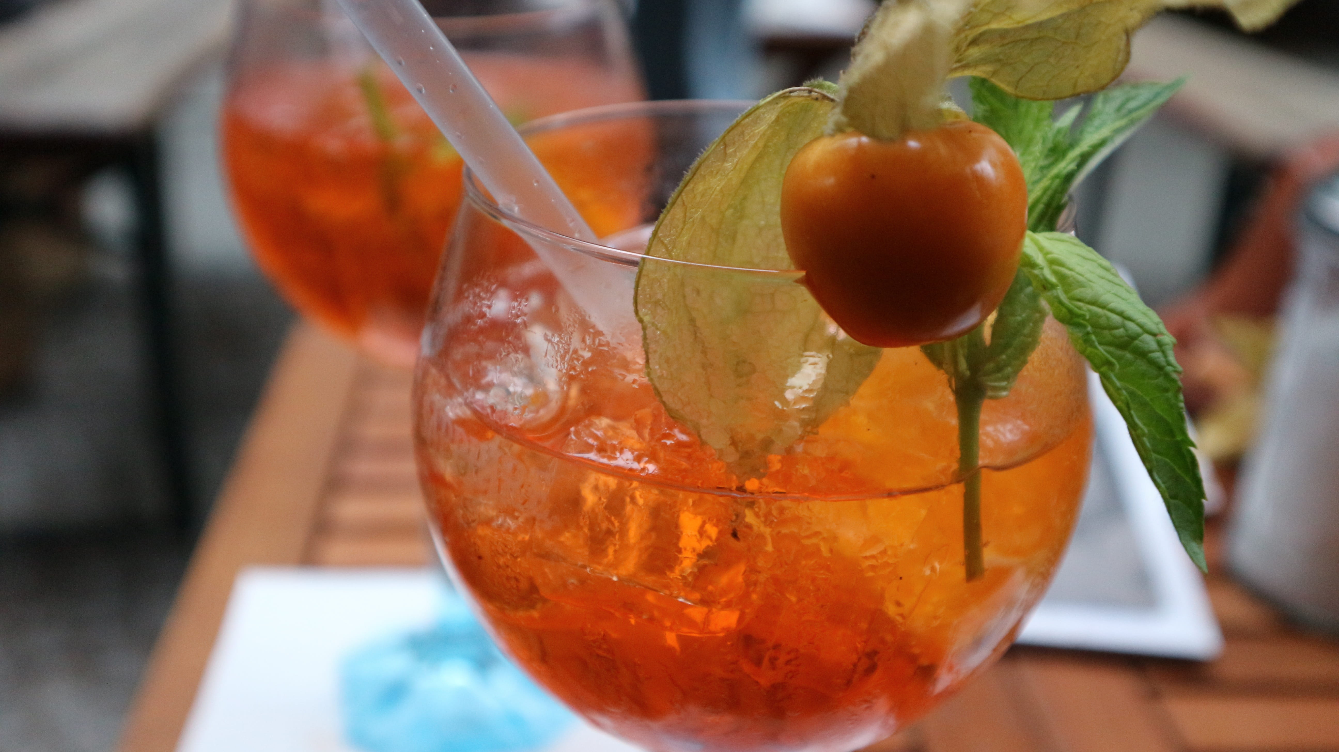 aperol spritz, refreshment, drink, aperol, food and drink, healthy eating, alcoholic, aperitif, fruity, drinking straw, pointed, ice cube, prosecco, summer, HD Wallpaper