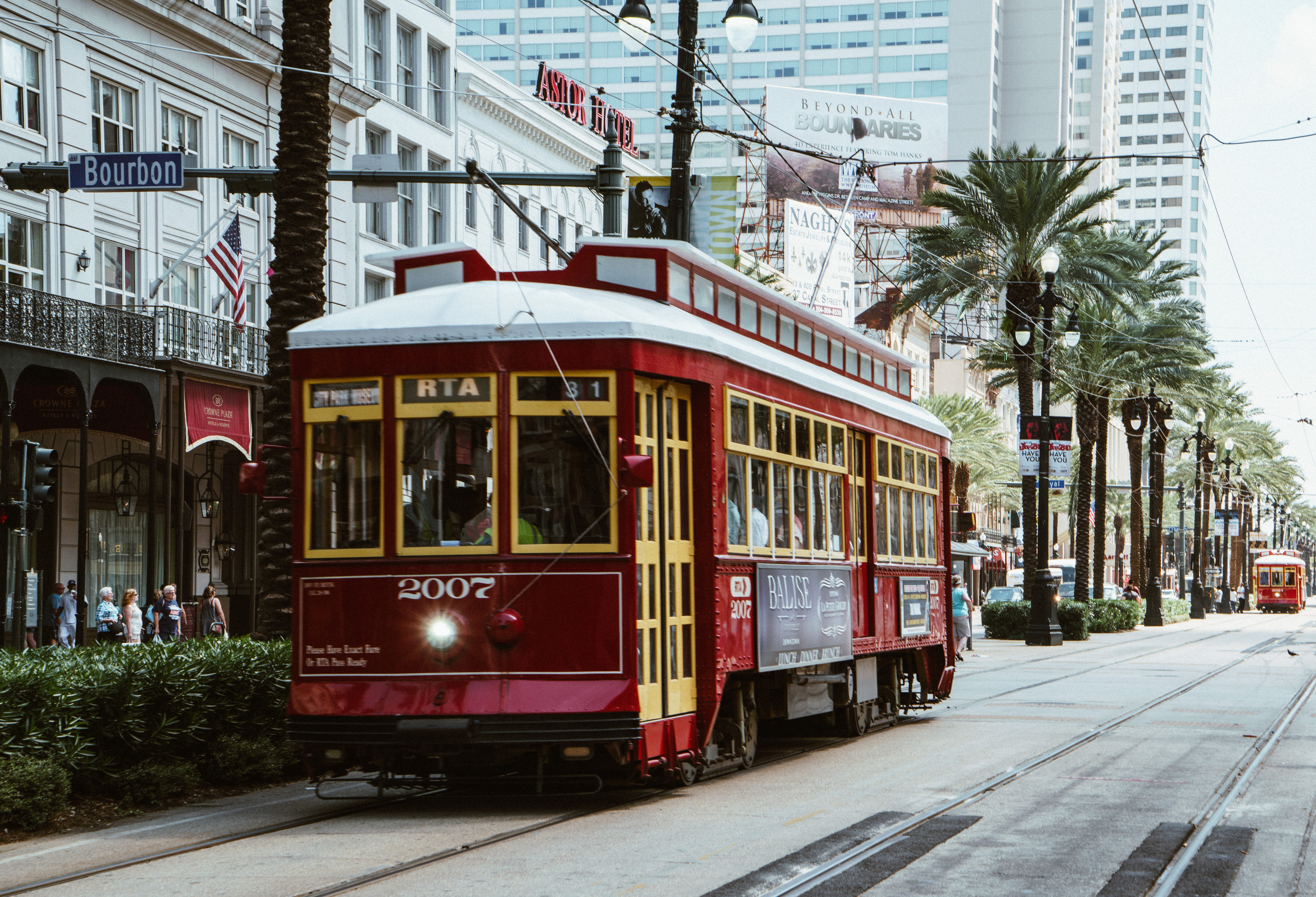 new orleans, city life, landscape, nature, incidental people, plant, track, built structure, city, building exterior, day, rail transportation, transportation, HD Wallpaper