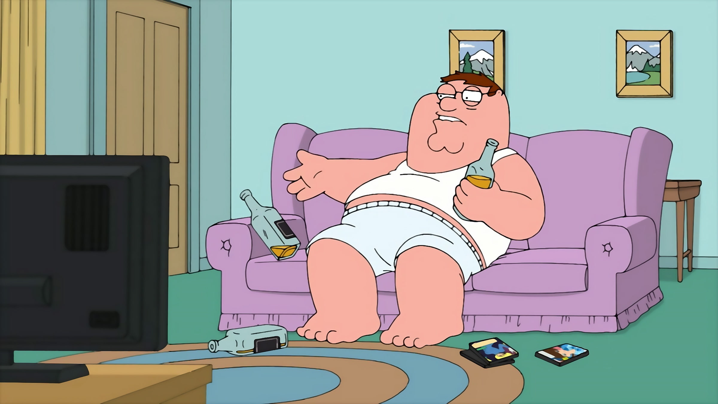 Family Guy, 1080P, Bourbon and anime, HD Wallpaper