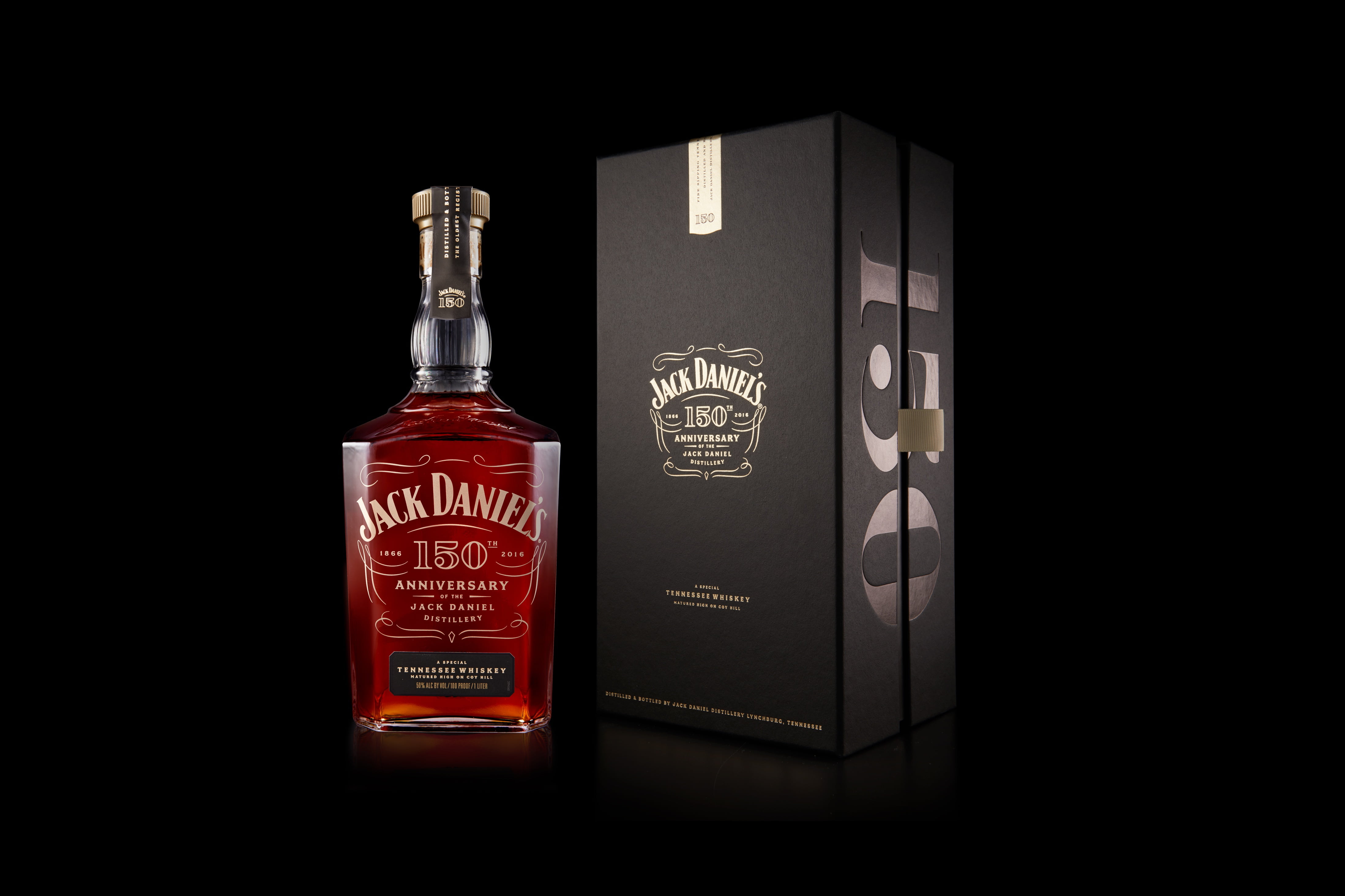 Bourbon, Jack Daniels, 4K, whisky, whiskey, box, Whiskey Jack Daniels 150th Anniversary, HD Wallpaper