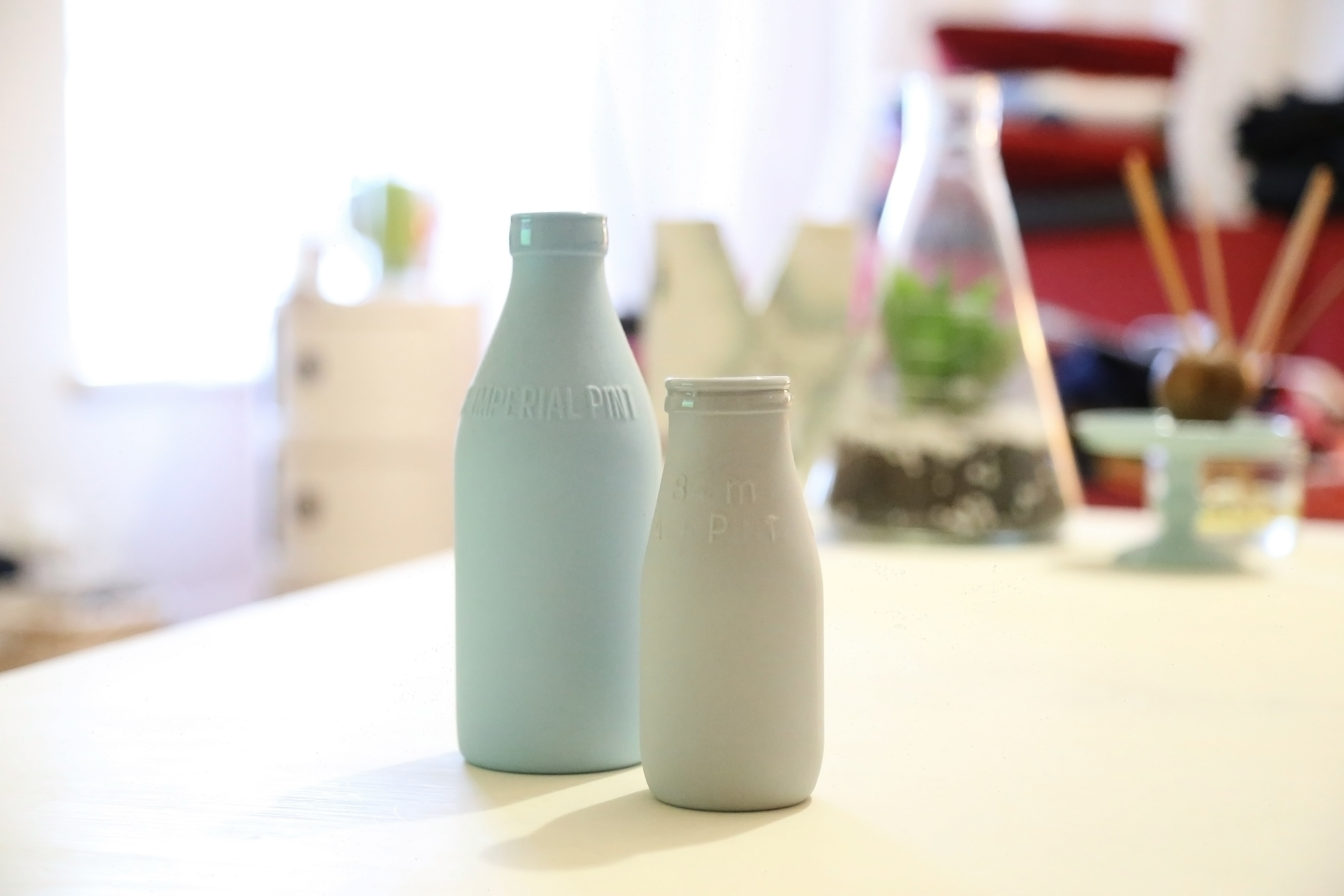 no people, people, bottle, household equipment, liquid, lactose, farm, day, icon, milk, organic, plastic, indoors, food and drink, dairy product, bottles, HD Wallpaper