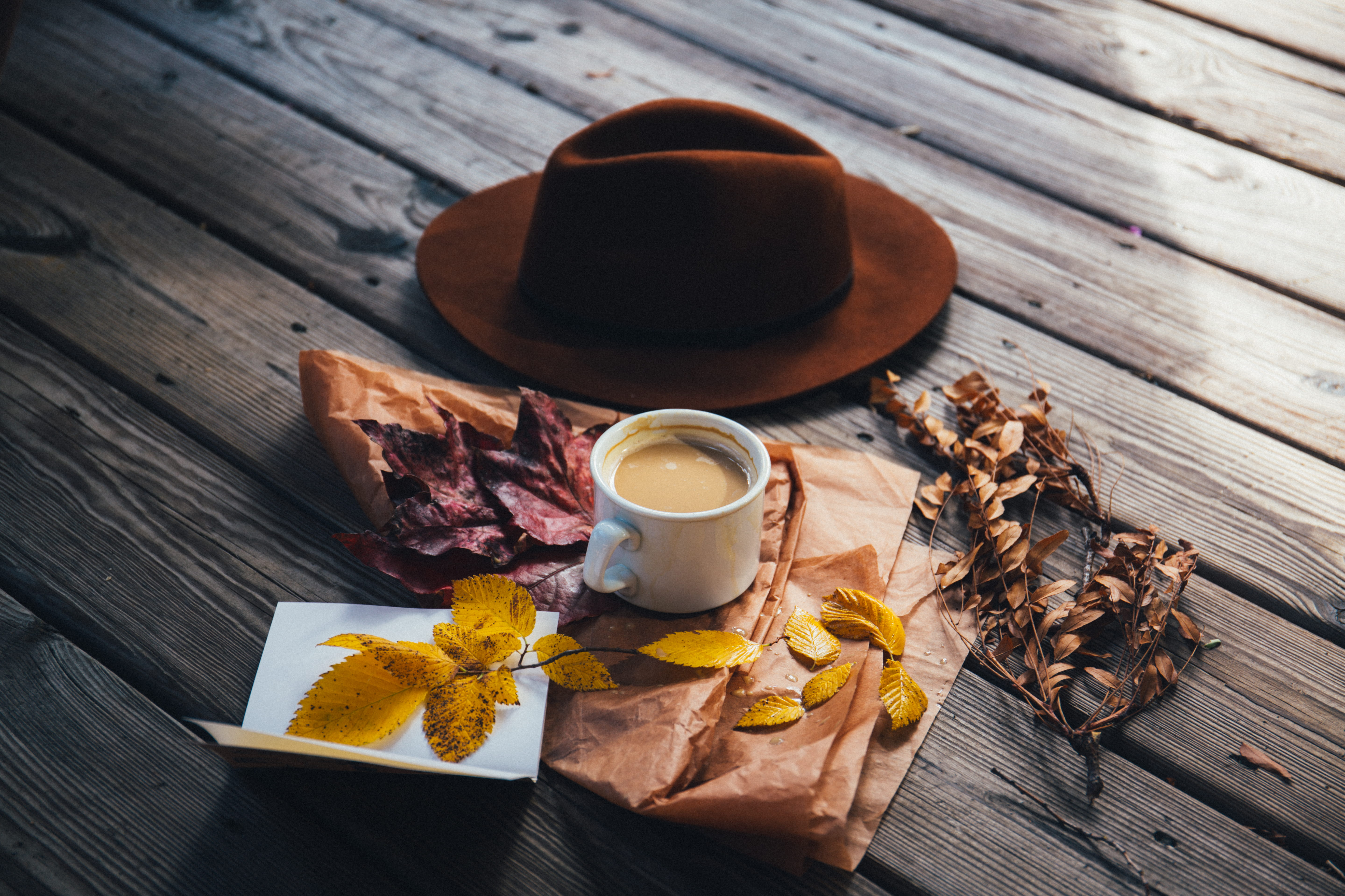 freshness, cup, wellbeing, snack, fedora hat, leaves, tea, healthy lifestyle, red, flower, mug, flowering plant, nature, yellow, herb, healthy eating, cowboy, HD Wallpaper