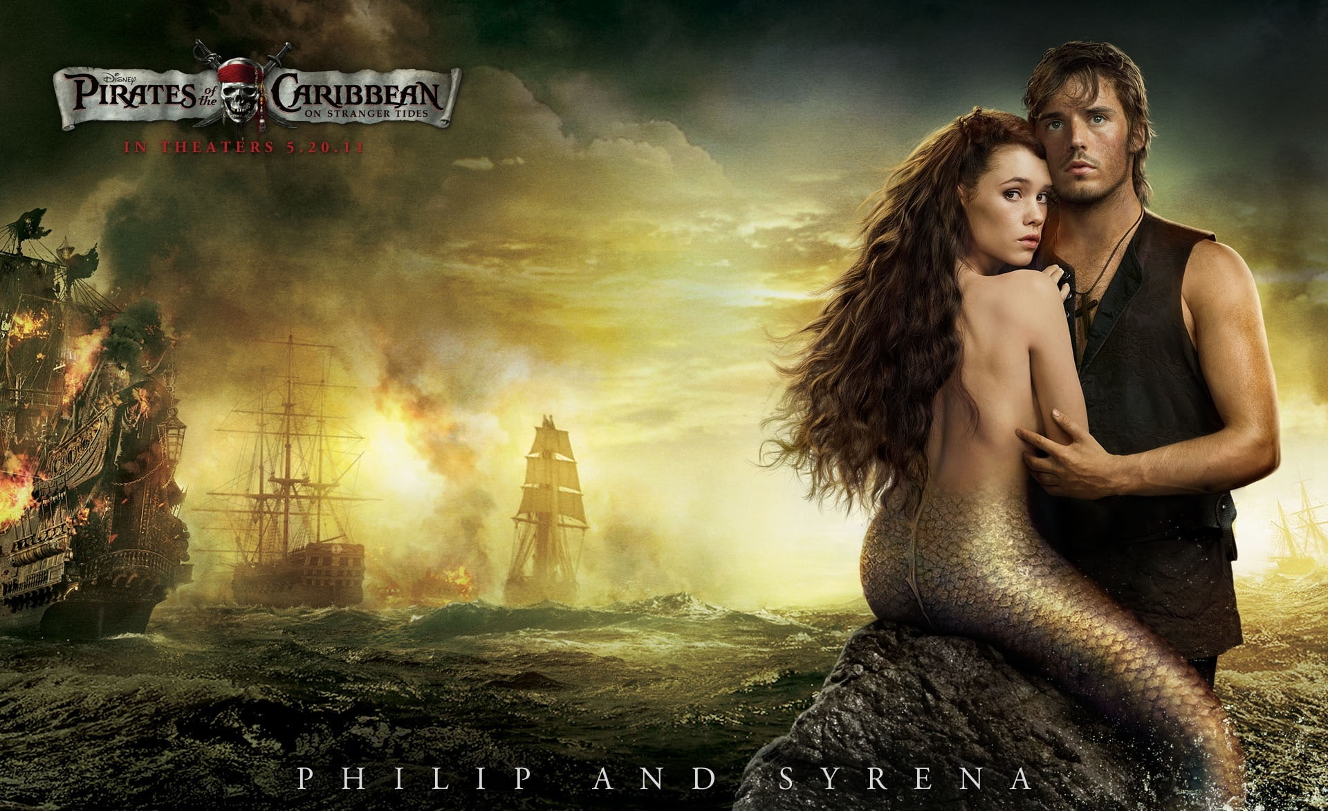 women, two people, Movies, Pirates Of The Caribbean, adult, outdoors, young adult, nature, long hair, fashion, hair, pirates, philip and syrena, beauty, HD Wallpaper