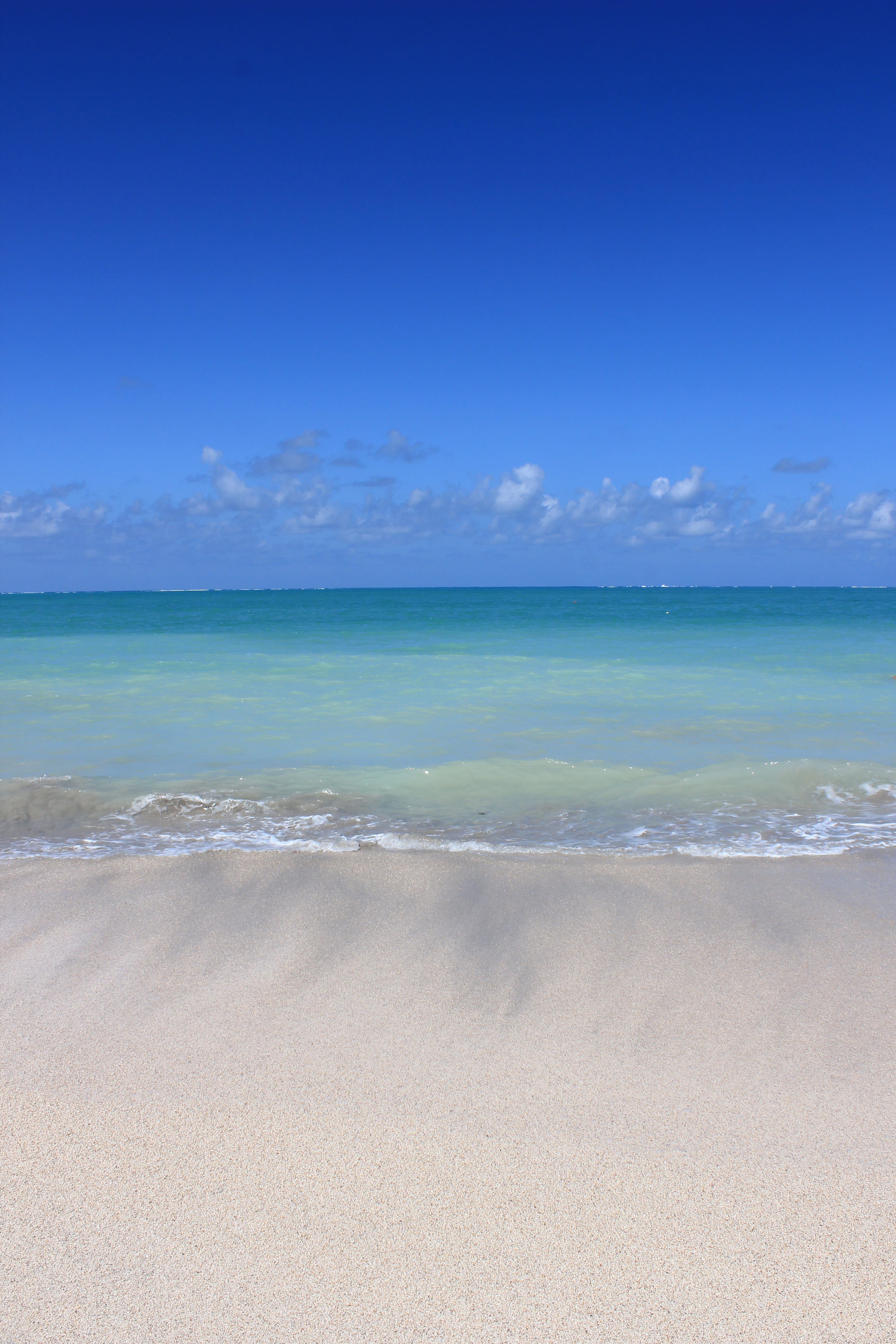 horizon over water, sand, outdoor, blue sea, brazil, tranquility, sea, nature, horizon, wave, turquoise colored, beauty in nature, sky, green, Phone HD Wallpaper