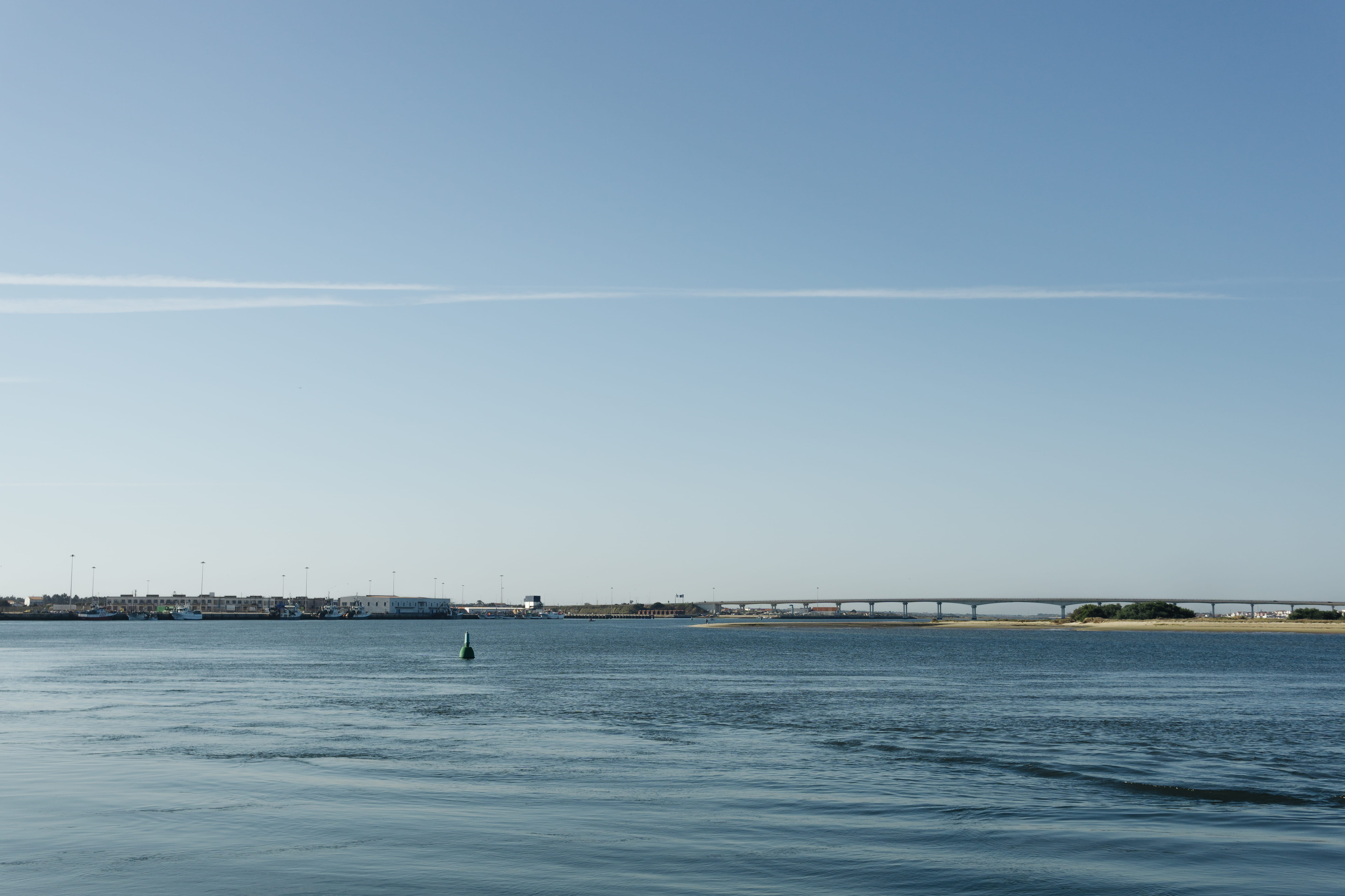 built structure, water, city, 5K, aveiro, no people, sea, architecture, outdoors, clear sky, farol da barra, waterfront, scenics - nature, gafanha da nazaré, HD Wallpaper