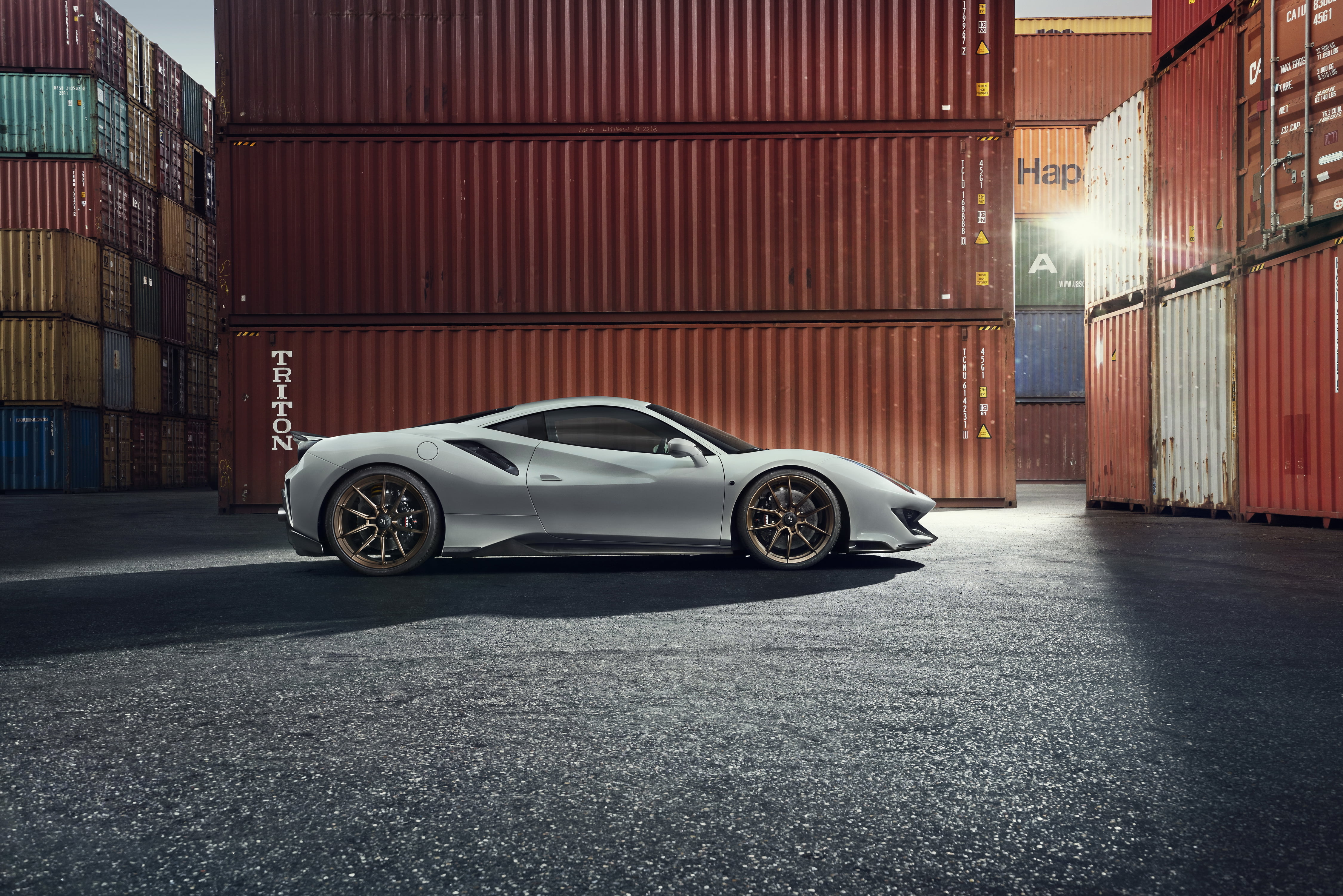 Vehicle, Sport Car, Supercar, 4K, Ferrari, Silver Car, Car, Ferrari 488 Pista, HD Wallpaper