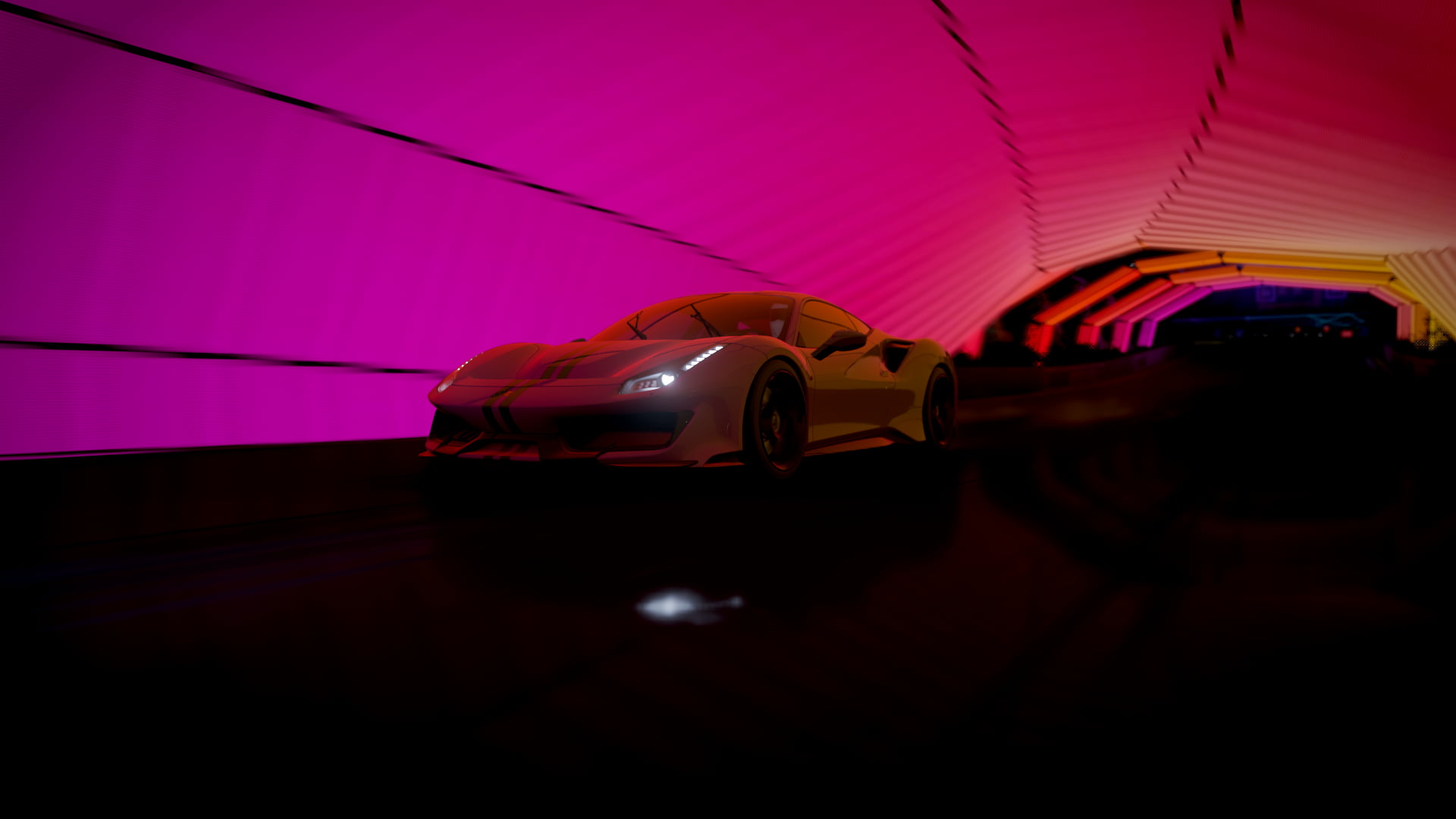 488 Pista, Ferrari, 1080P, Ferrari 488 pista, Forza Horizon 4, HD Wallpaper