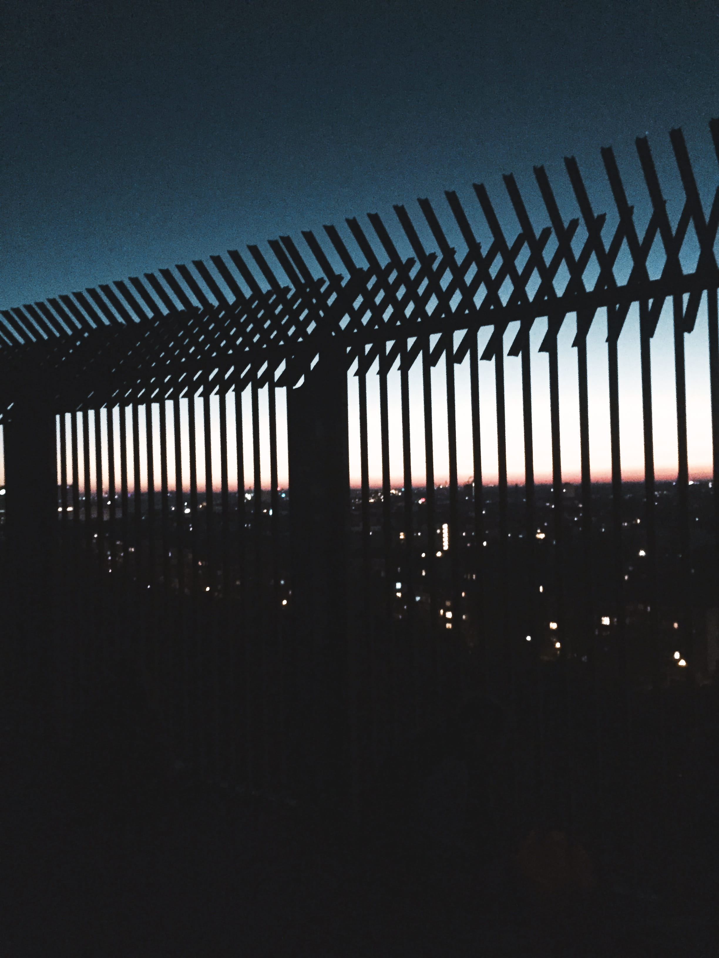 berlin, architecture, sunset, building exterior, bunker, building, night, view, metal, built structure, luces, vista, sky, 2K, alemania, lights, germany, Phone HD Wallpaper