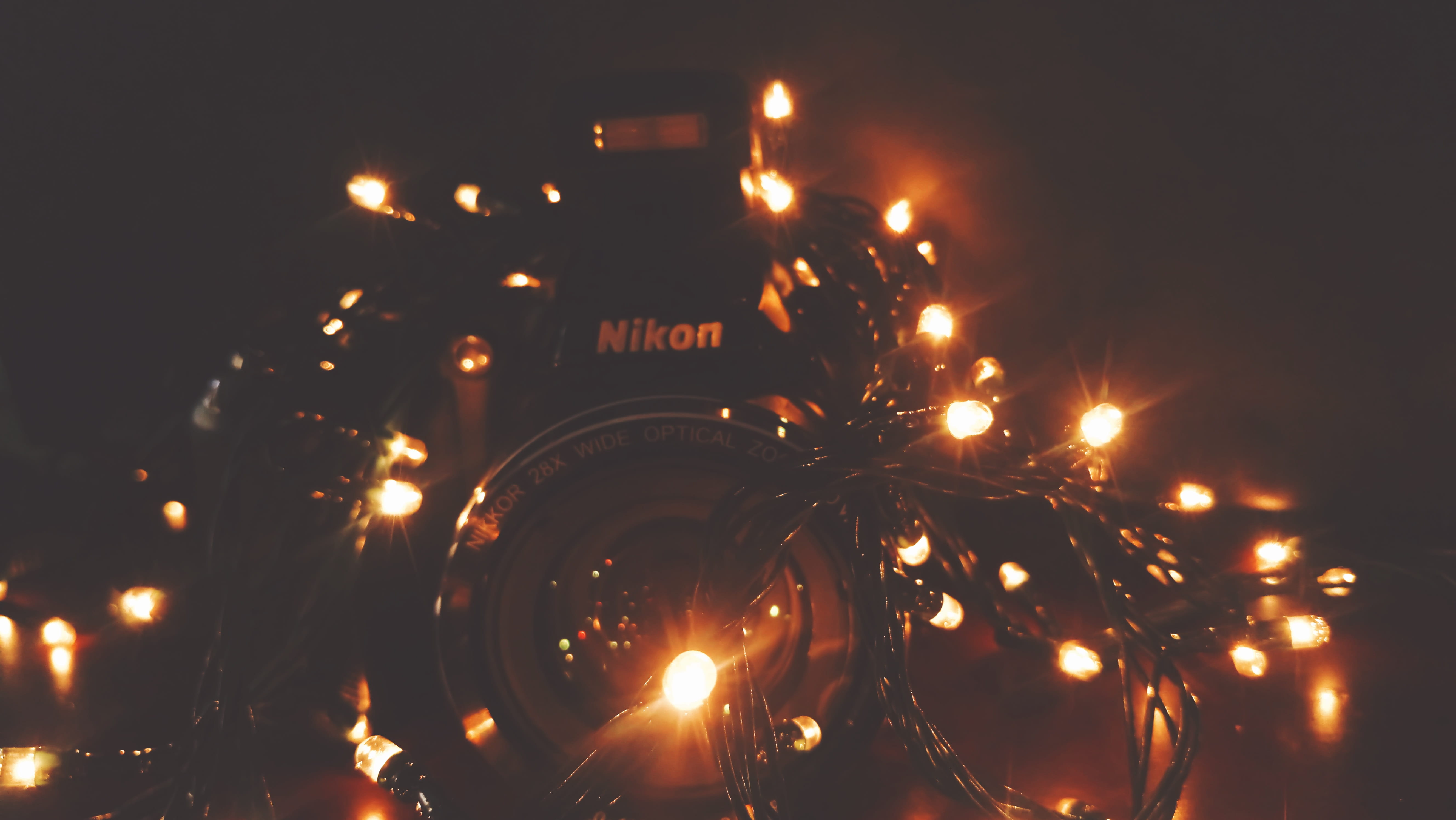 city, architecture, no people, luces, led, tree, celebration, nature, christmas lights, building exterior, light, nikon, outdoors, low angle view, illuminated, HD Wallpaper
