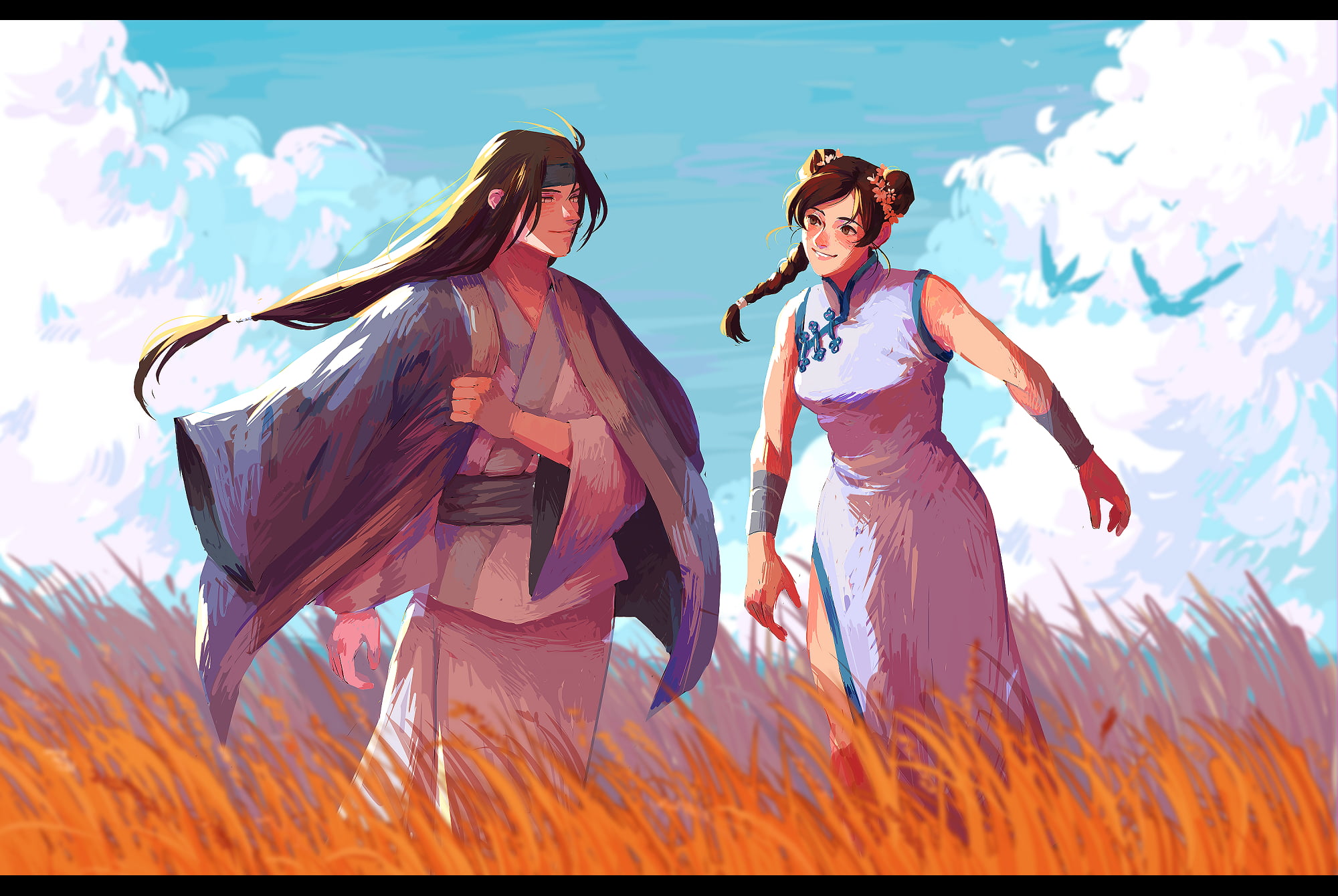 Neji Hyūga, Tenten (Naruto), 1080P, Naruto, HD Wallpaper