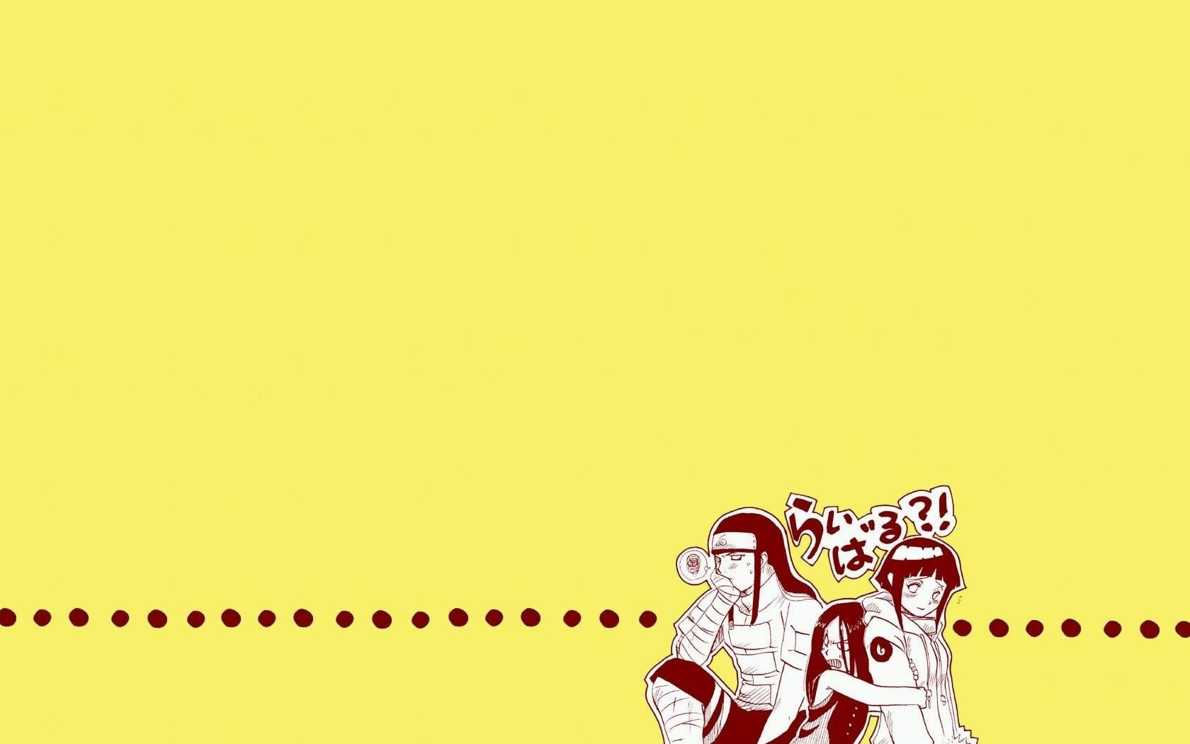 Naruto: Shippuden, yellow, wallp, 720P, hyuuga, art, background, neji, x, anime, hinata, shippuden, hanabi, hd, naruto, Hyuuga Hinata, HD Wallpaper