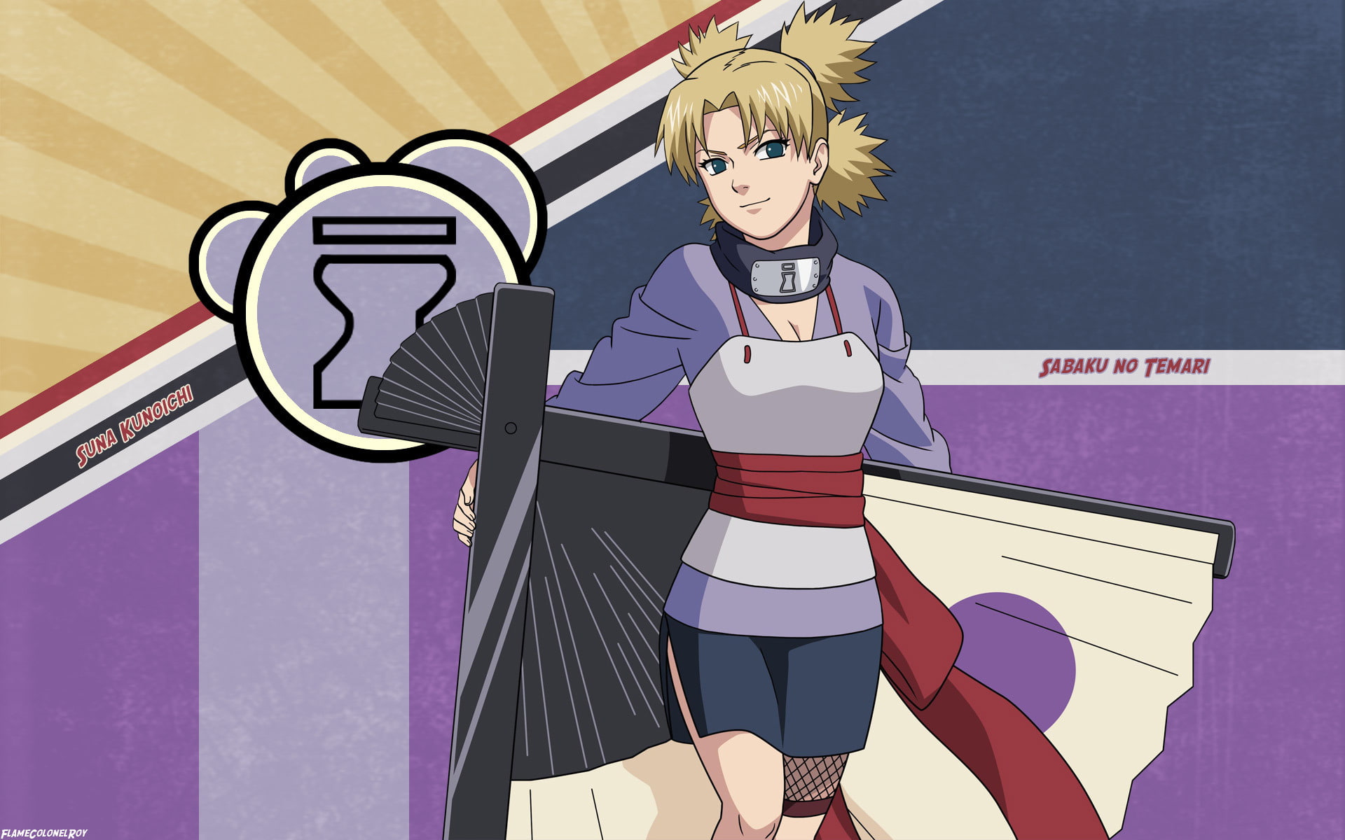 Temari (Naruto), Naruto, 1080P, Anime, HD Wallpaper