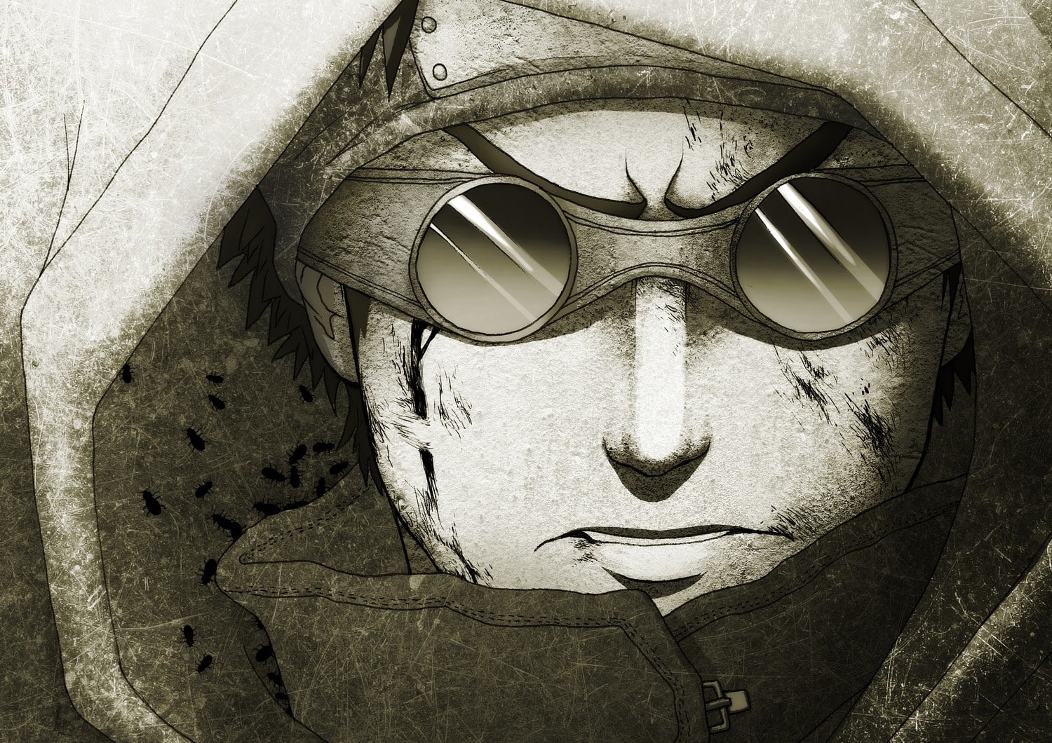 people, close-up, protection, lifestyles, real people, day, creativity, glasses, security, naruto shippuuden aburame shino, headshot, fashion, portrait, HD Wallpaper