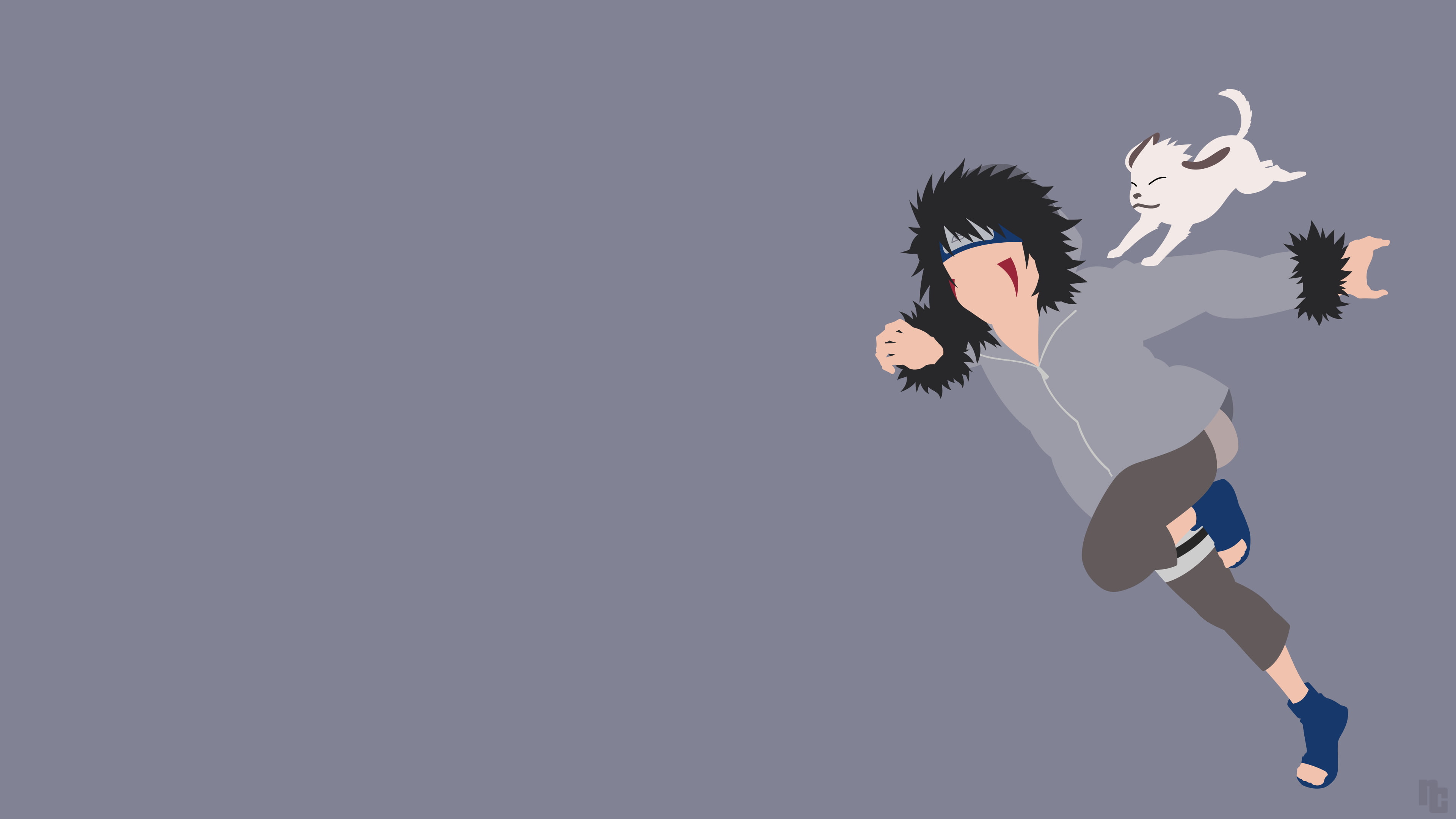 Naruto, Kiba Inuzuka, Akamaru (Naruto), Anime, 4K, HD Wallpaper