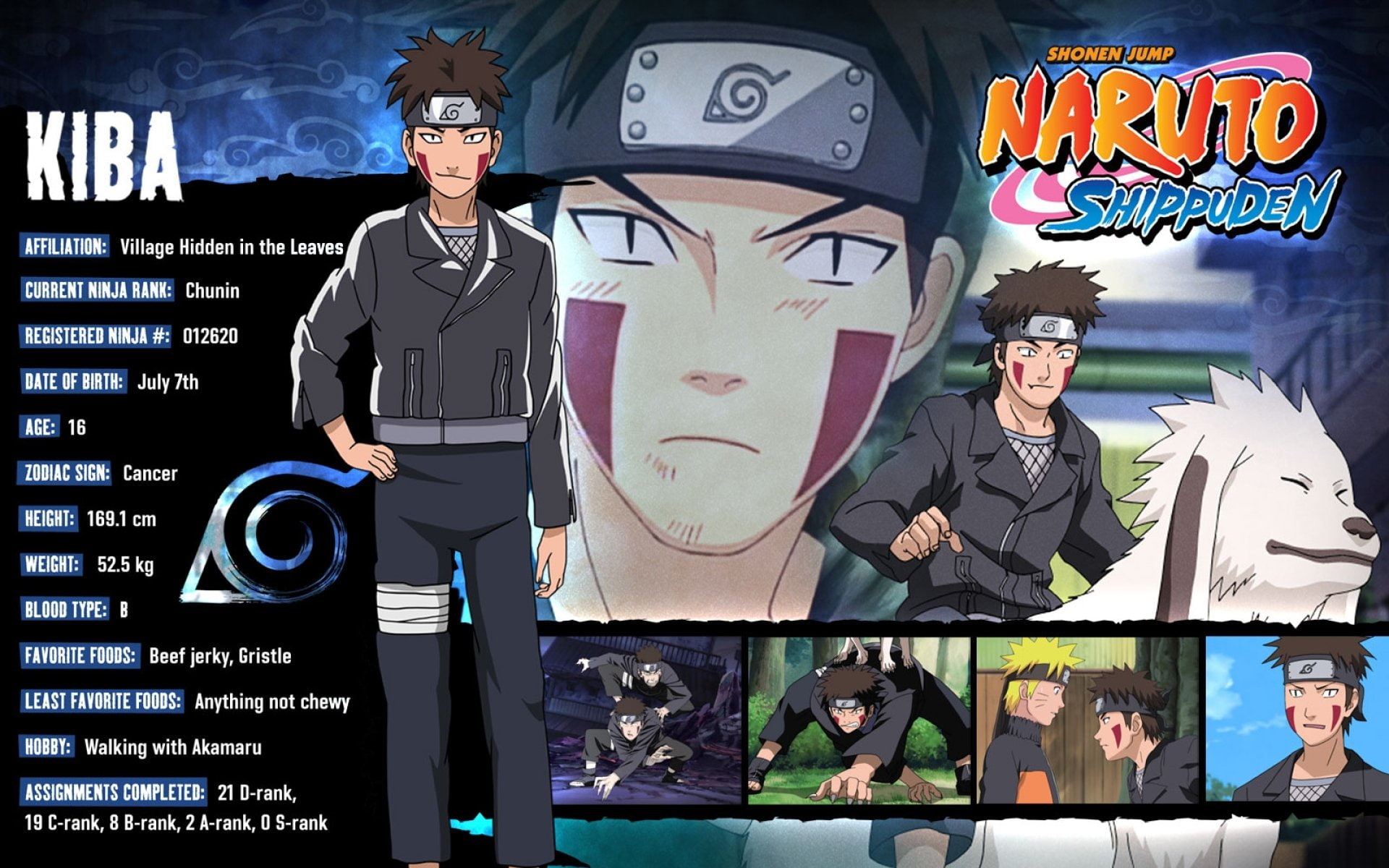 Naruto, Anime, 1080P, Kiba Inuzuka, HD Wallpaper