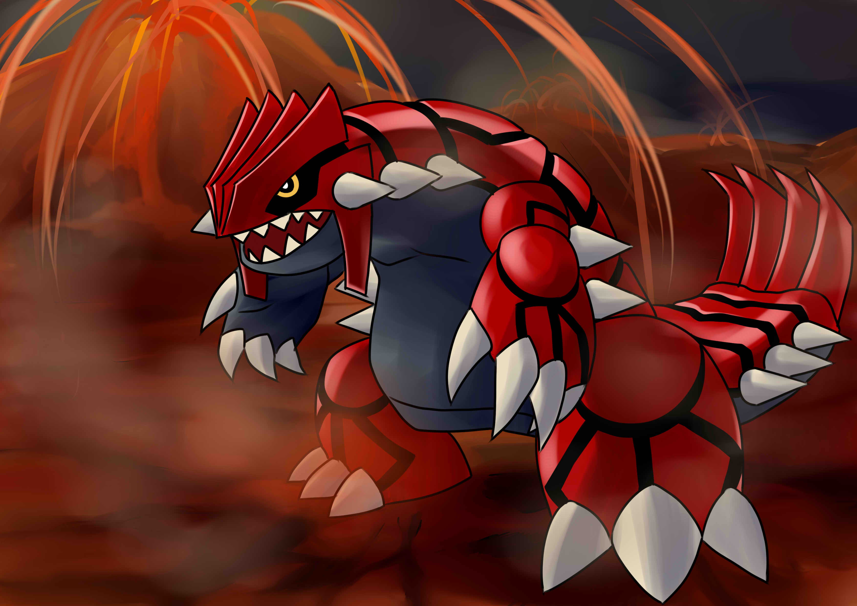 groudon, pokemon, 2K, HD Wallpaper