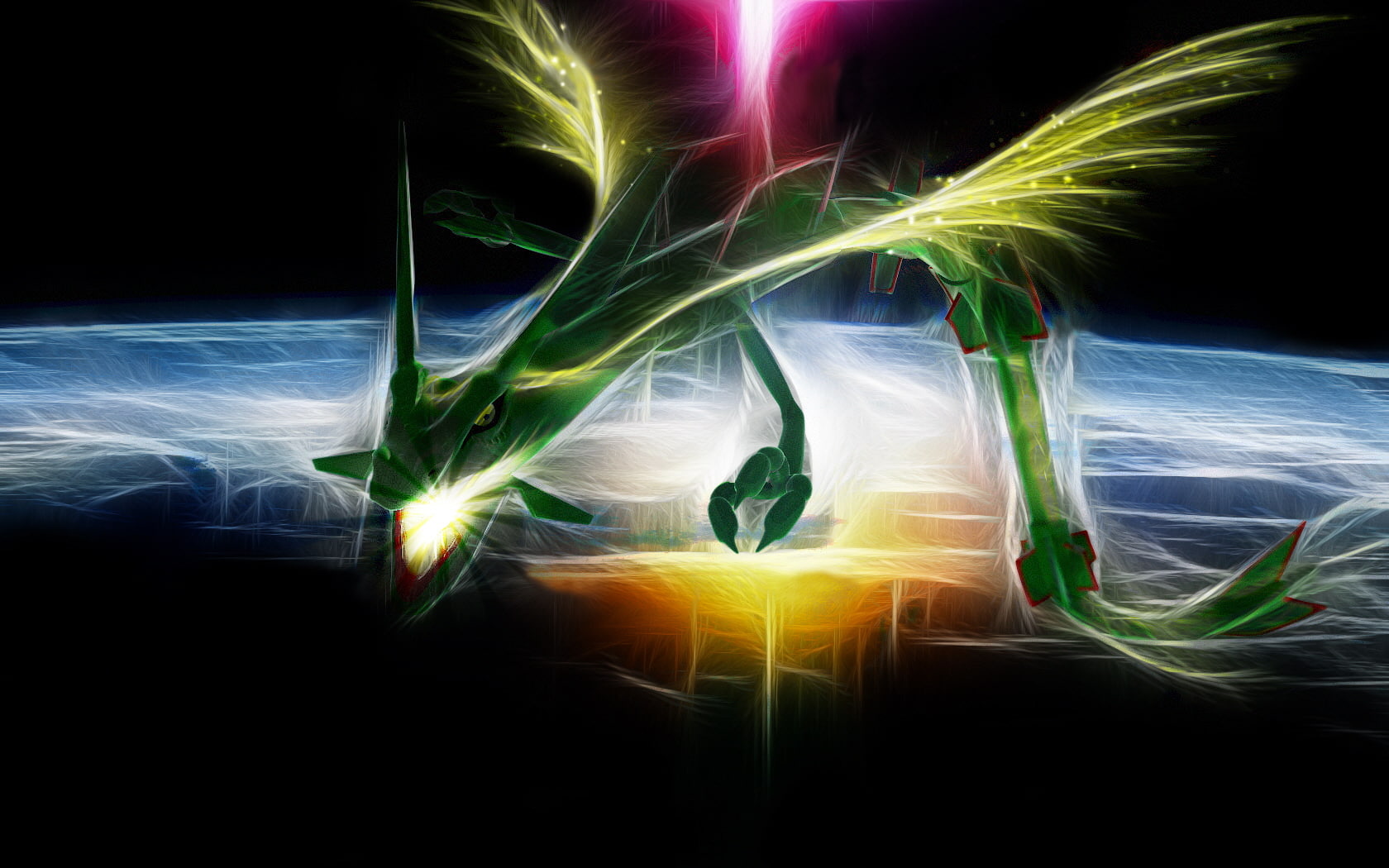 pokemon, 720P, rayquaza, HD Wallpaper