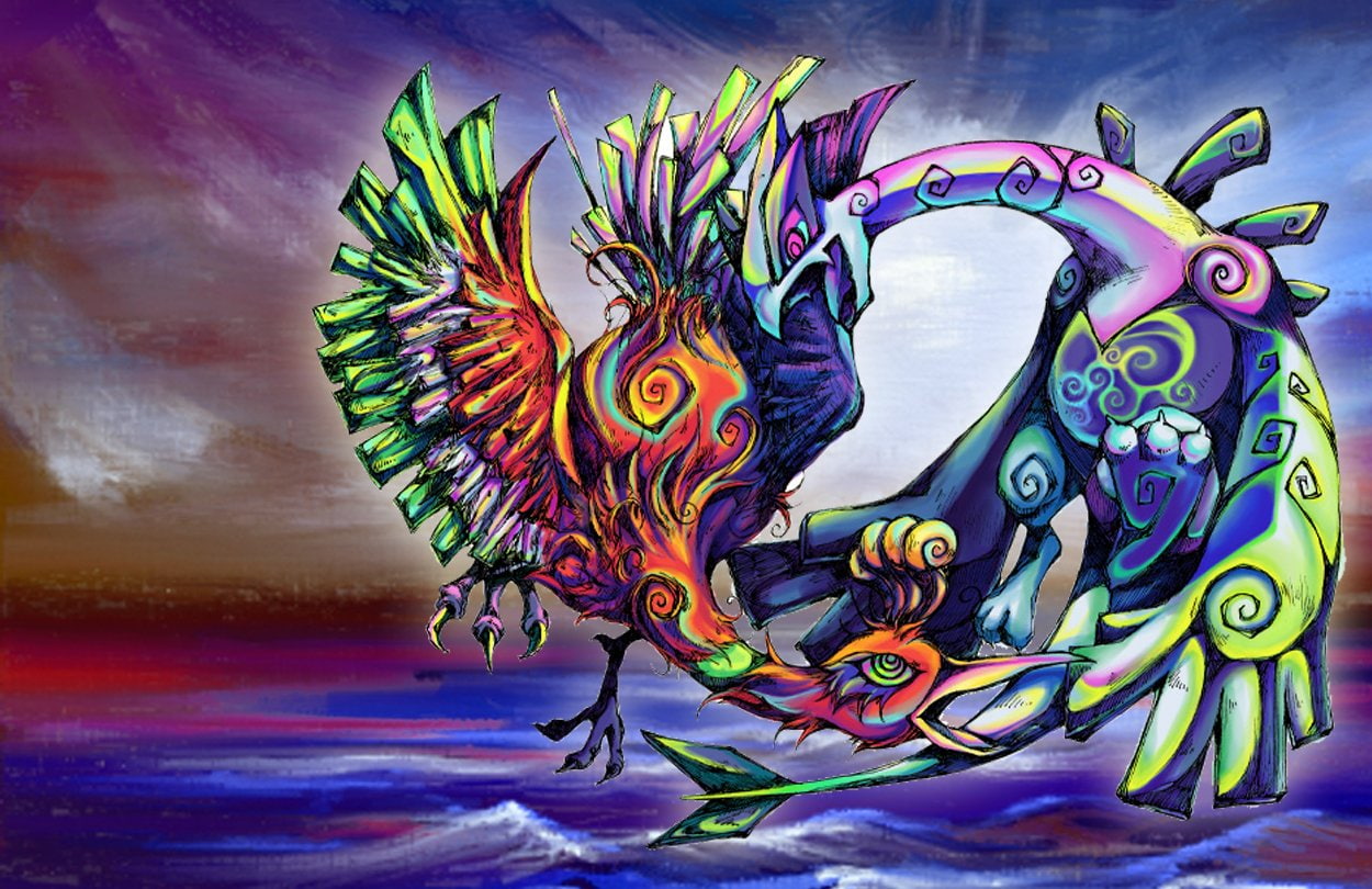 Lugia (Pokémon), Ho-oh (Pokémon), 480P, Pokémon, HD Wallpaper
