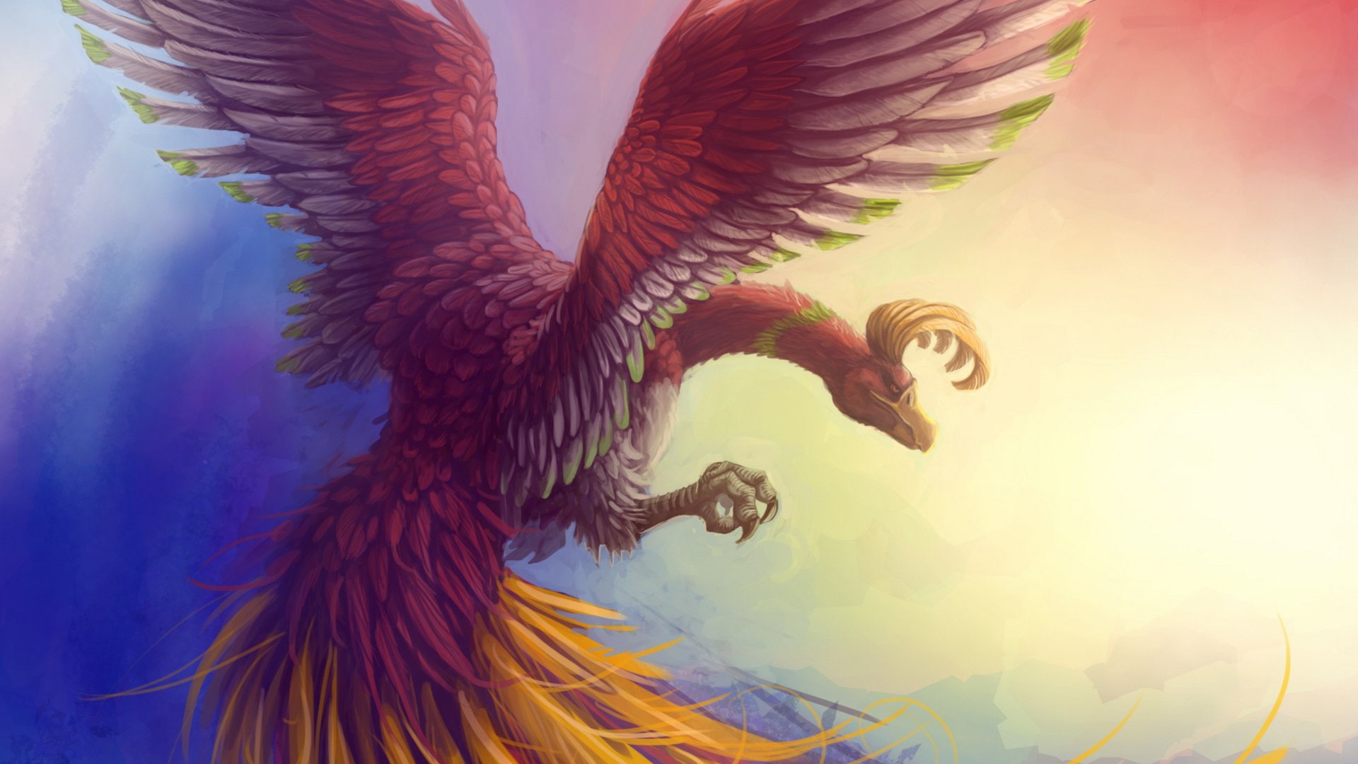 Pokémon: Gold and Silver, Pokémon, Ho-oh (Pokémon), 1080P, HD Wallpaper